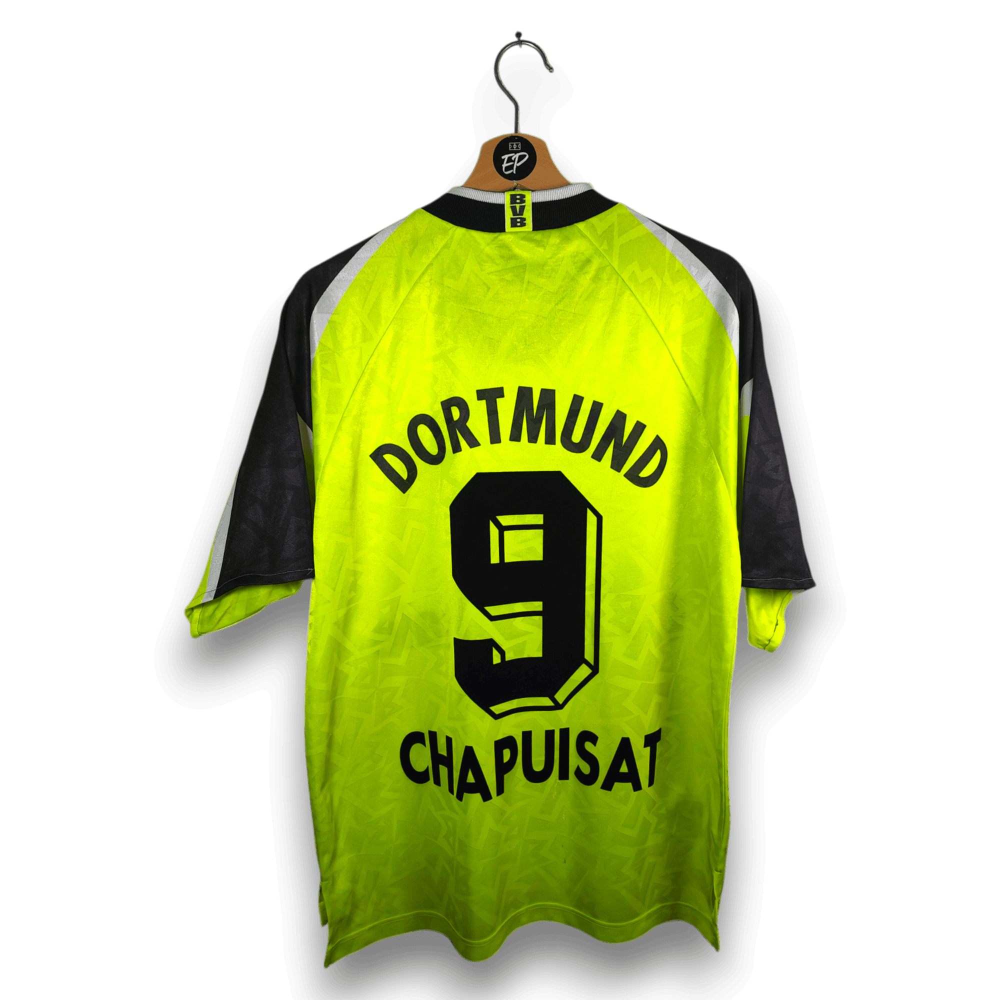 1995-96 Dortmund Home Shirt Chapuisat 