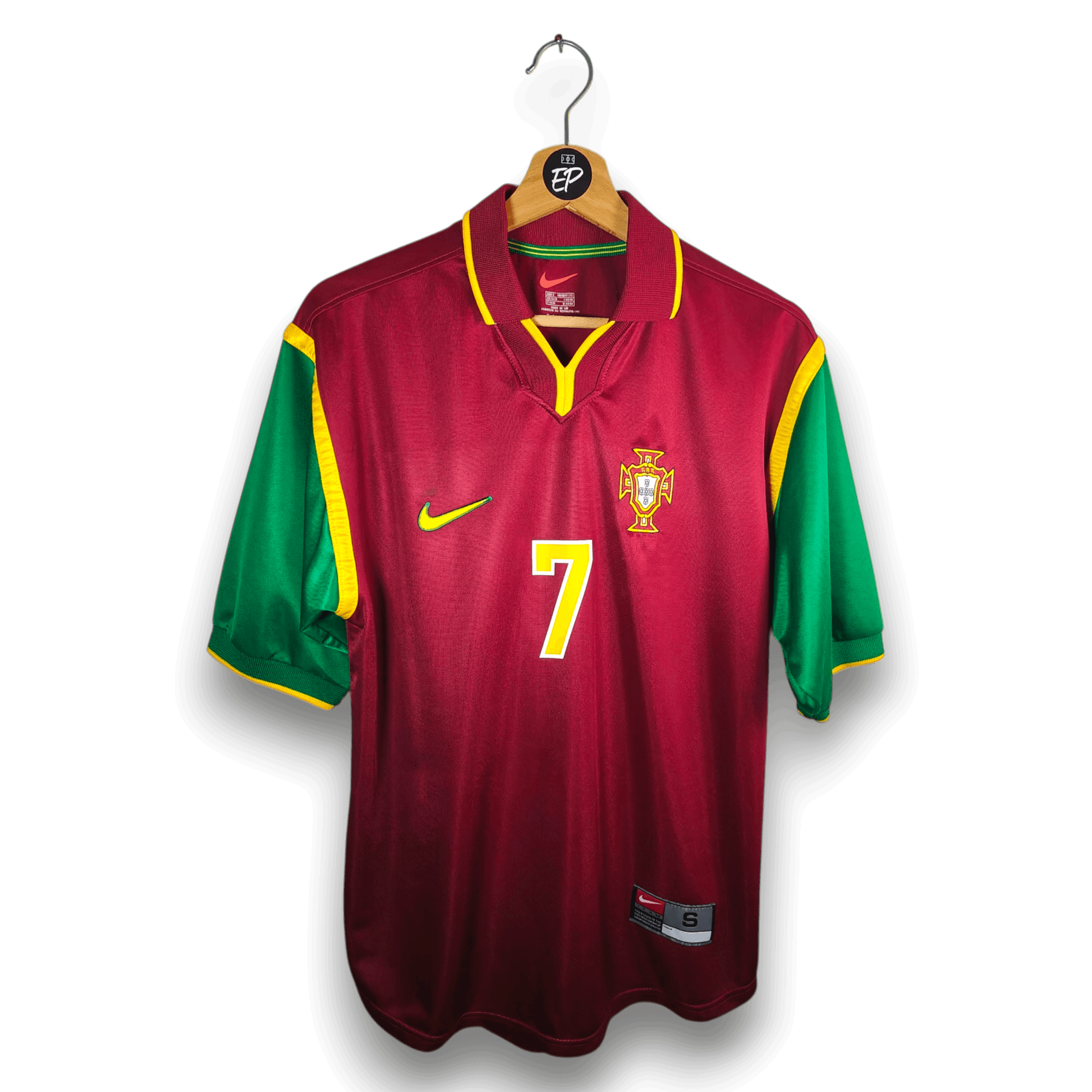 1998-00 Portugal Home Shirt Figo 