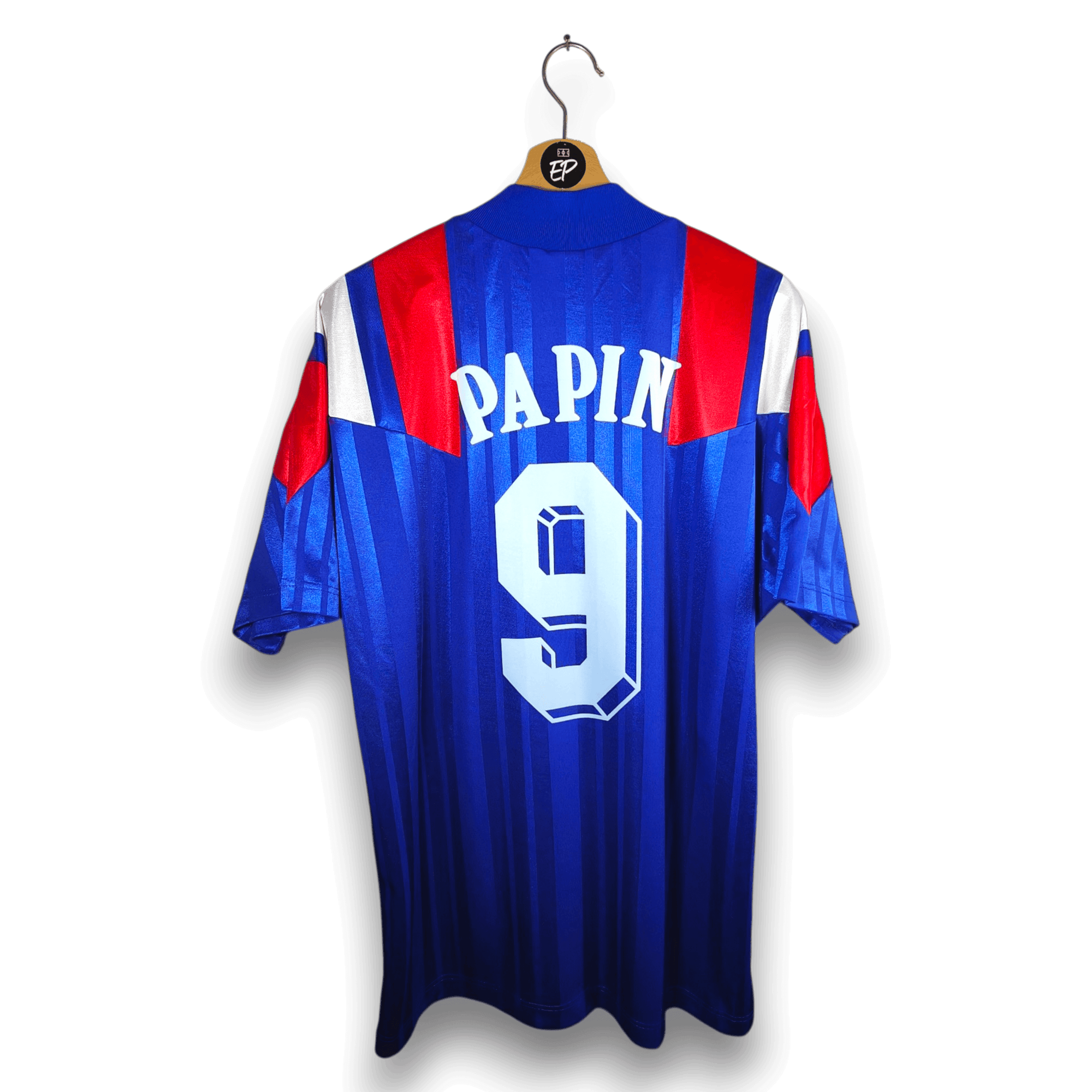 1992-93 France Home Shirt Papin 