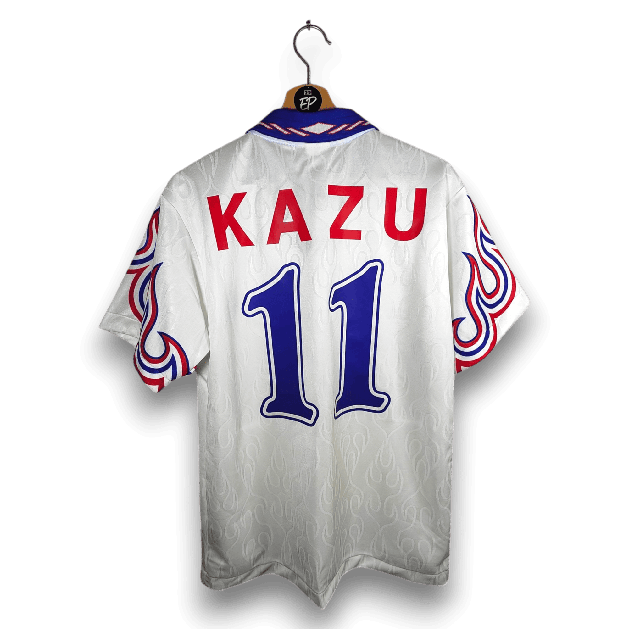 1996 Japan Away Shirt Kazu 