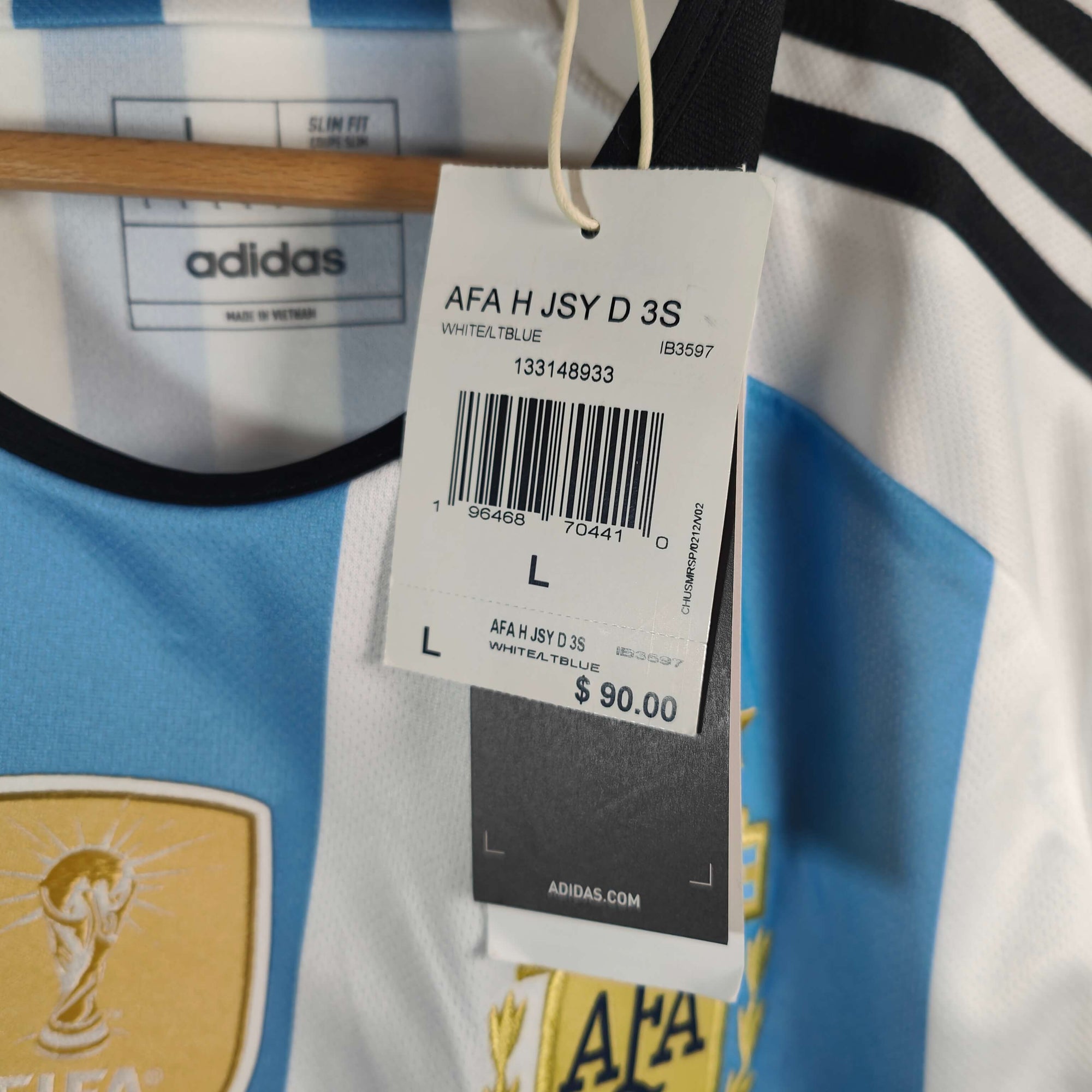 2022-23 Argentina Home Shirt Messi 