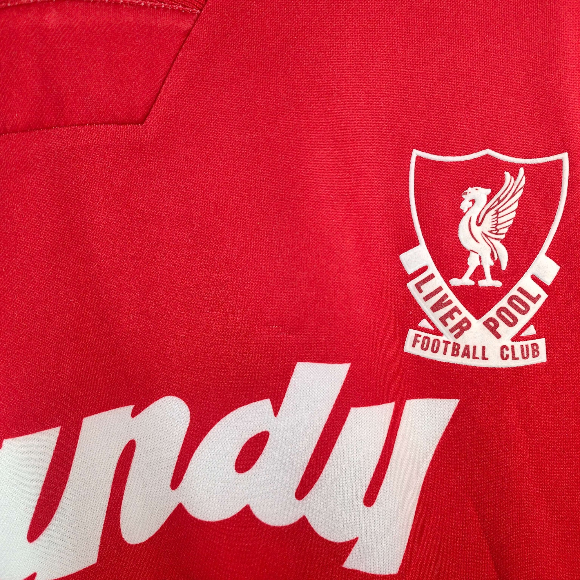 1991-92 Liverpool Home Shirt - 7.5/10 - (42-44 L)