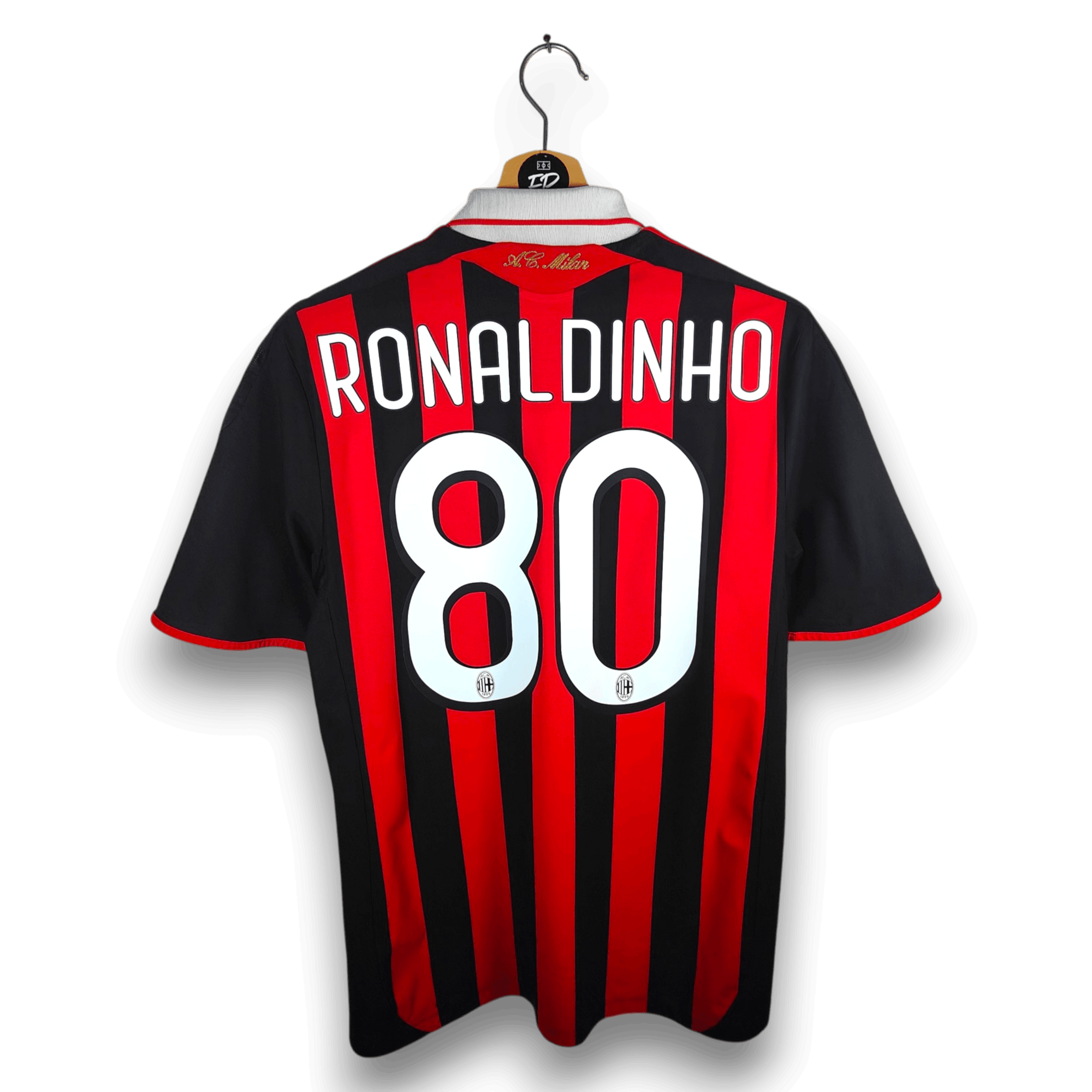 2009-10 AC Milan Home Shirt Ronaldinho 