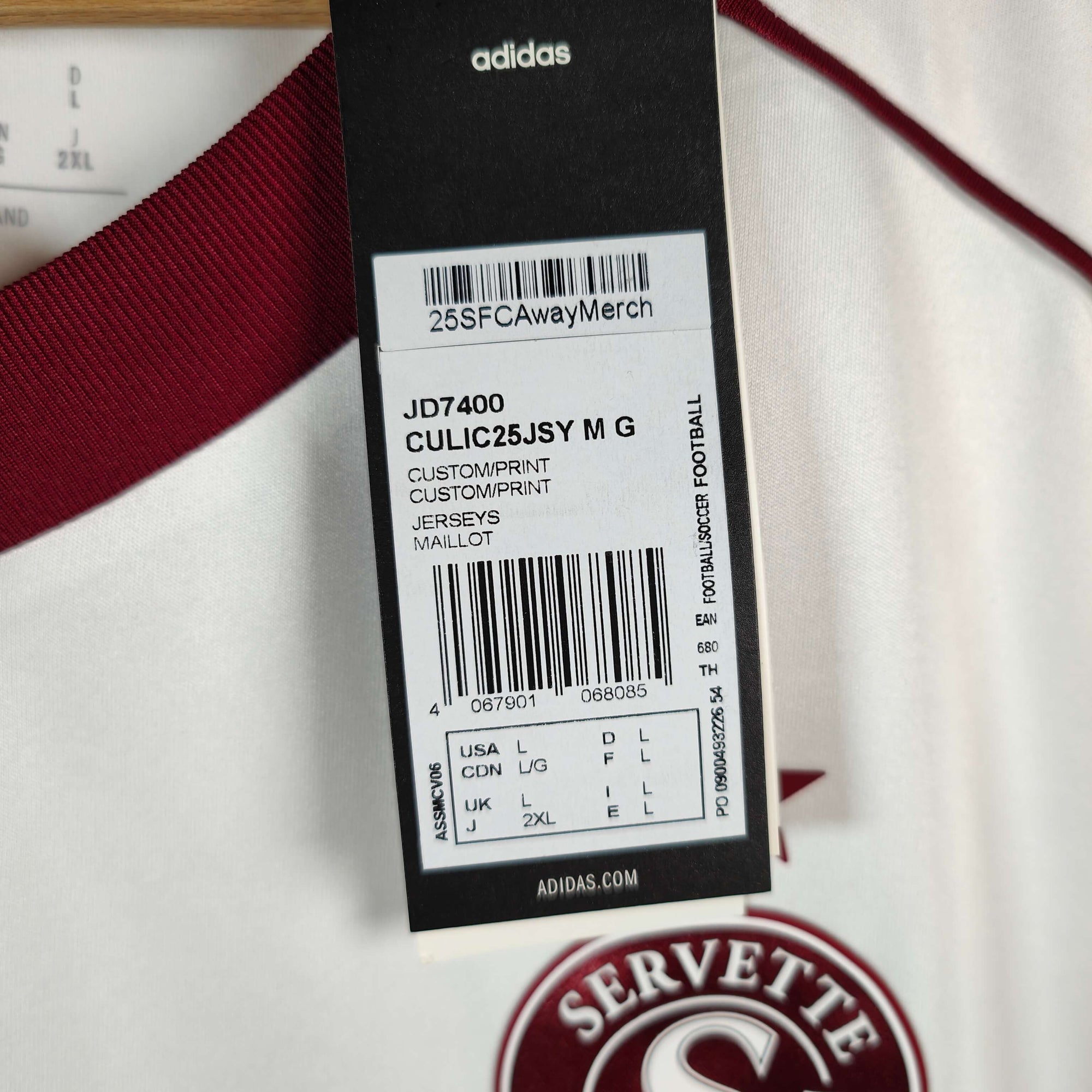 2025-26 Servette Away Shirt Rouiller 