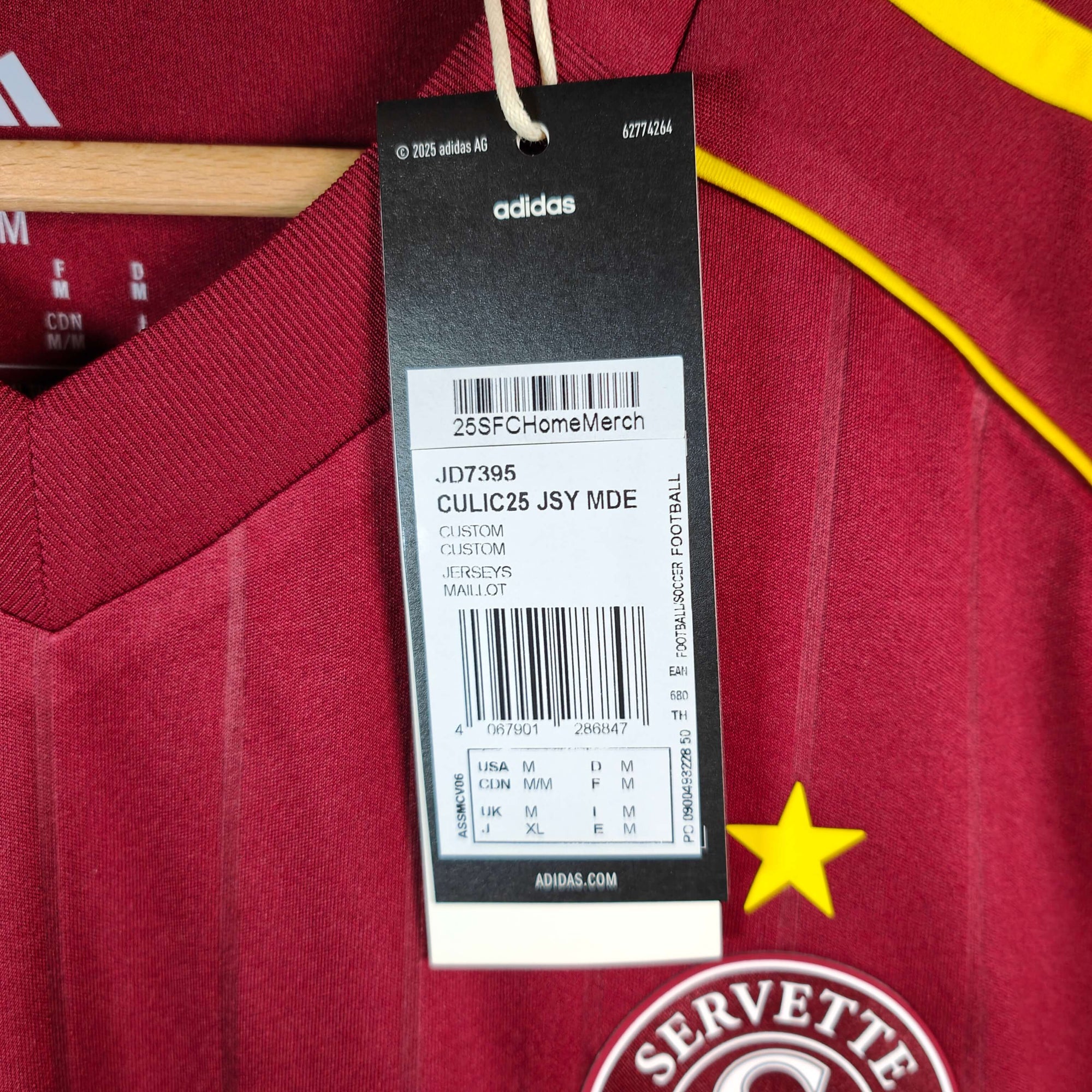 2025-26 Servette Home Shirt Ayé 