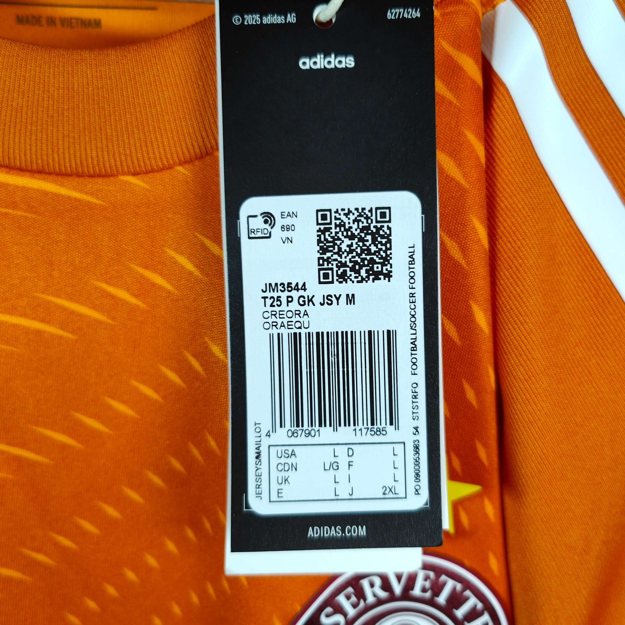 2025-26 Servette GK3 Shirt SIGNED Mall 