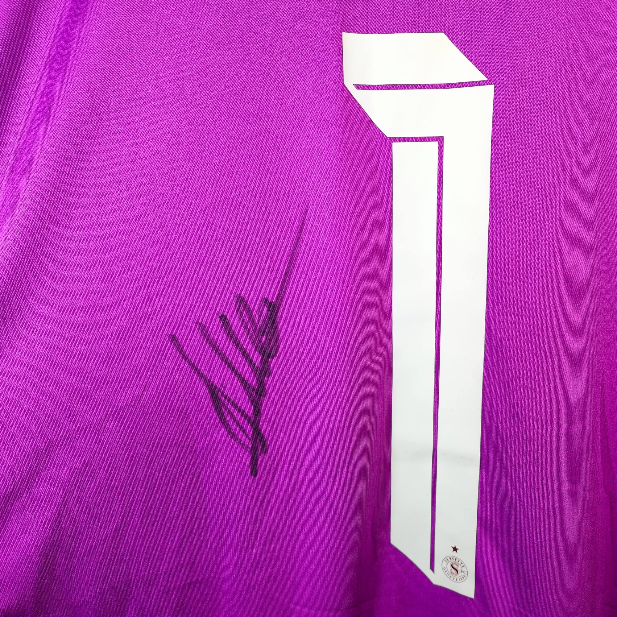 2025-26 Servette GK2 Shirt SIGNED Mall 