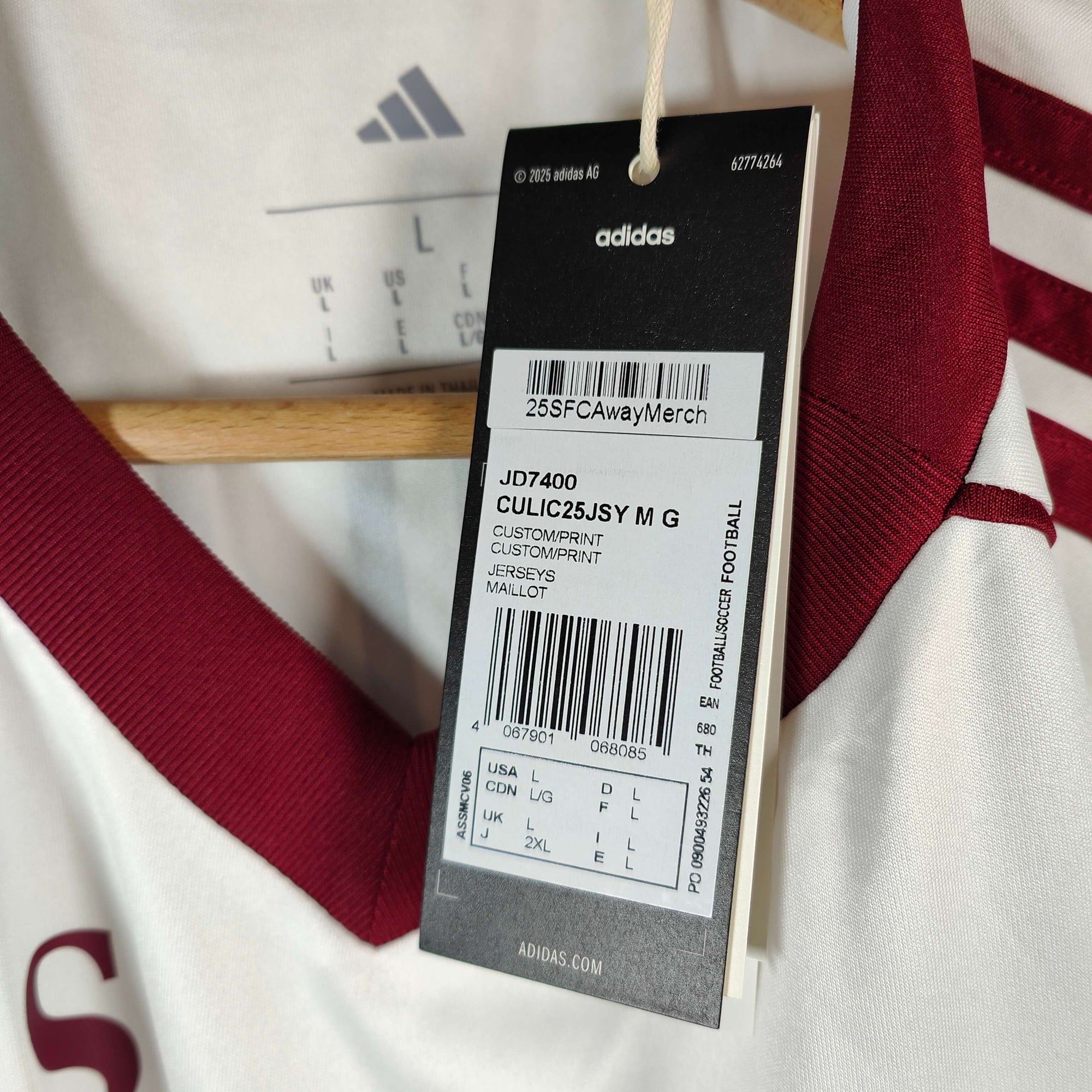 2025-26 Servette Away Shirt SIGNED Rouiller 
