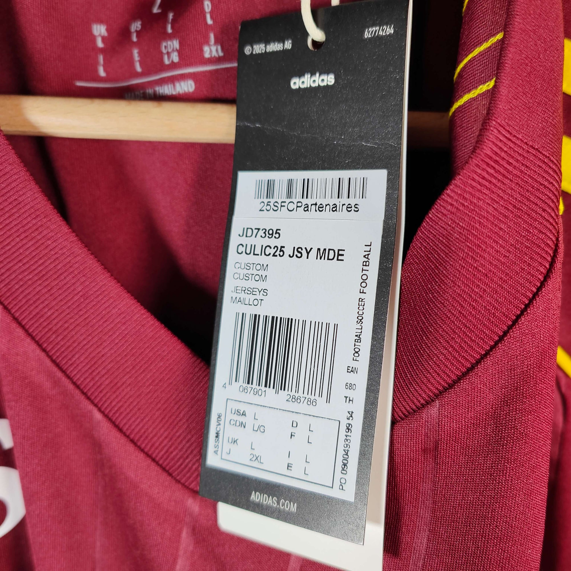 2025-26 Servette Home Shirt SIGNED Cognat 