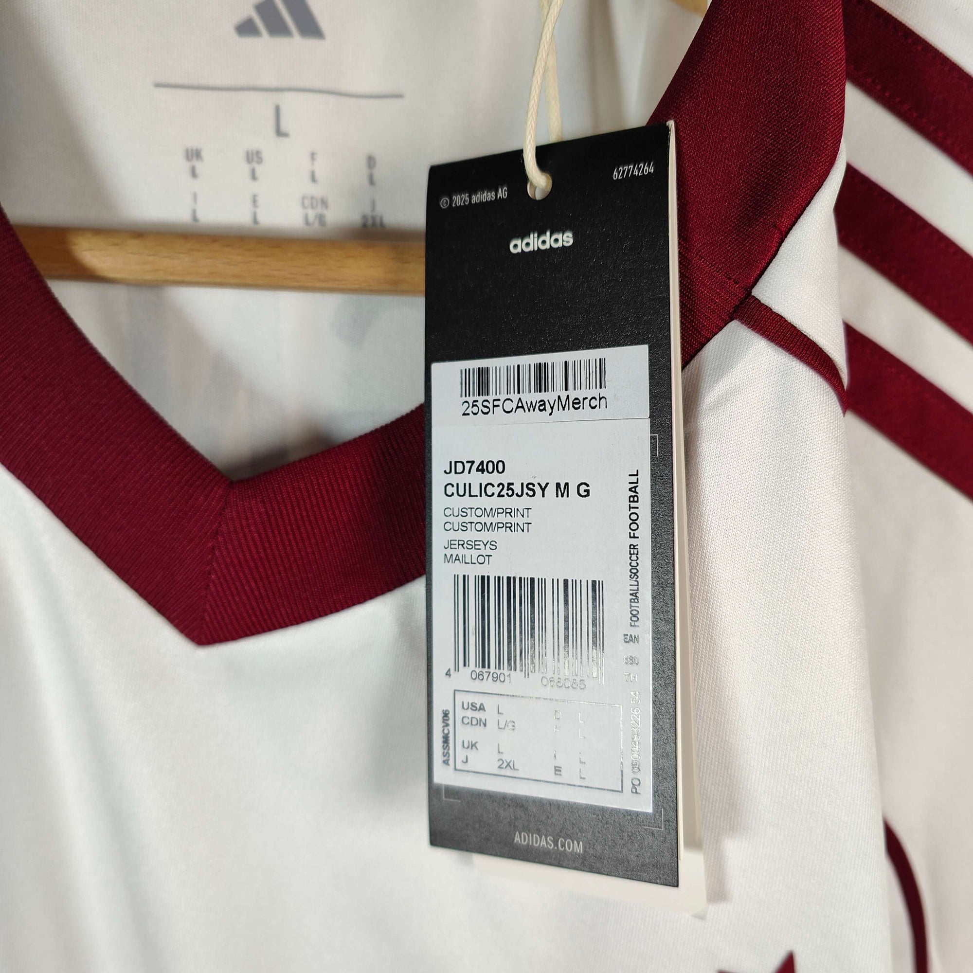 2025-26 Servette Away Shirt SIGNED Cognat 