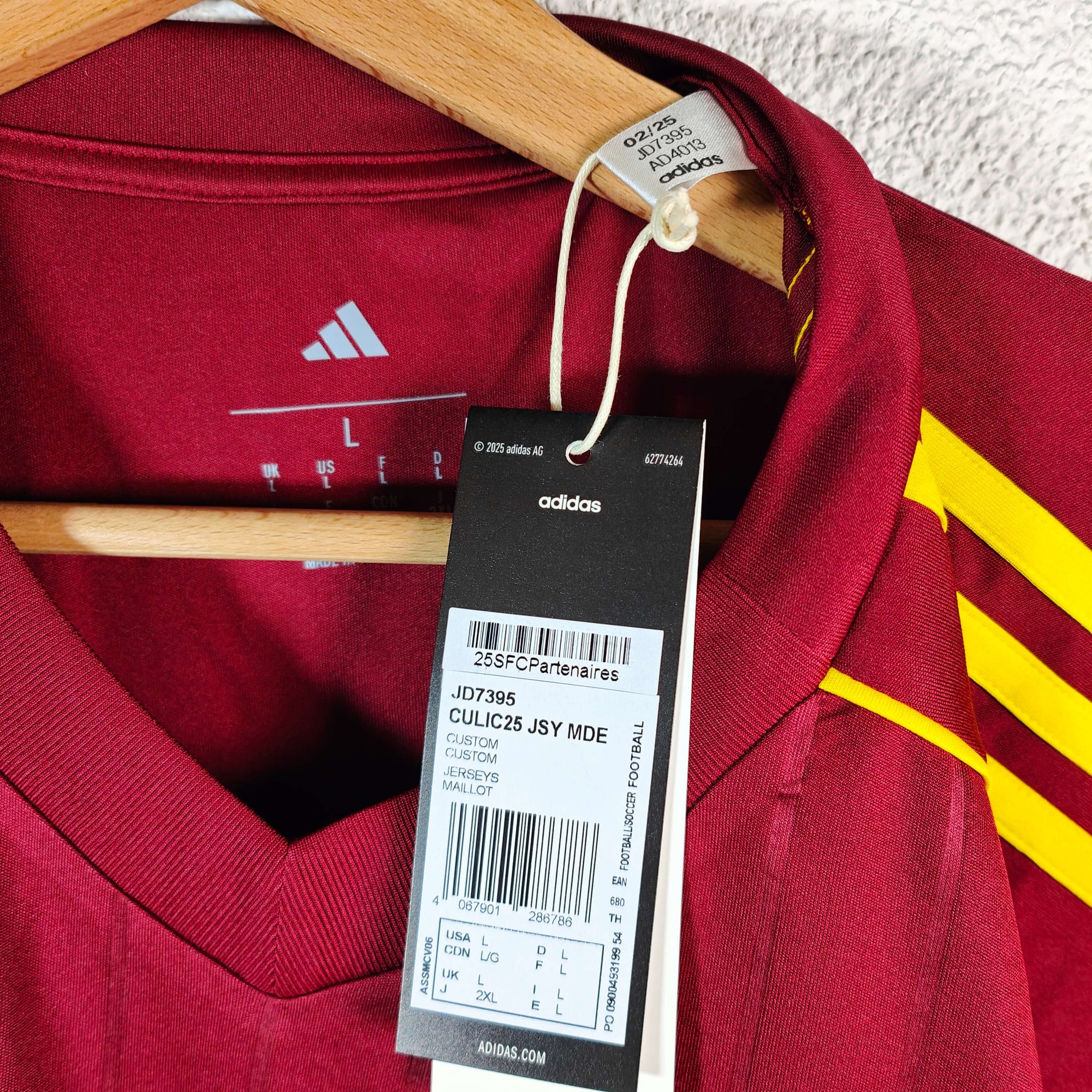2025-26 Servette Home Shirt SIGNED Kadile 
