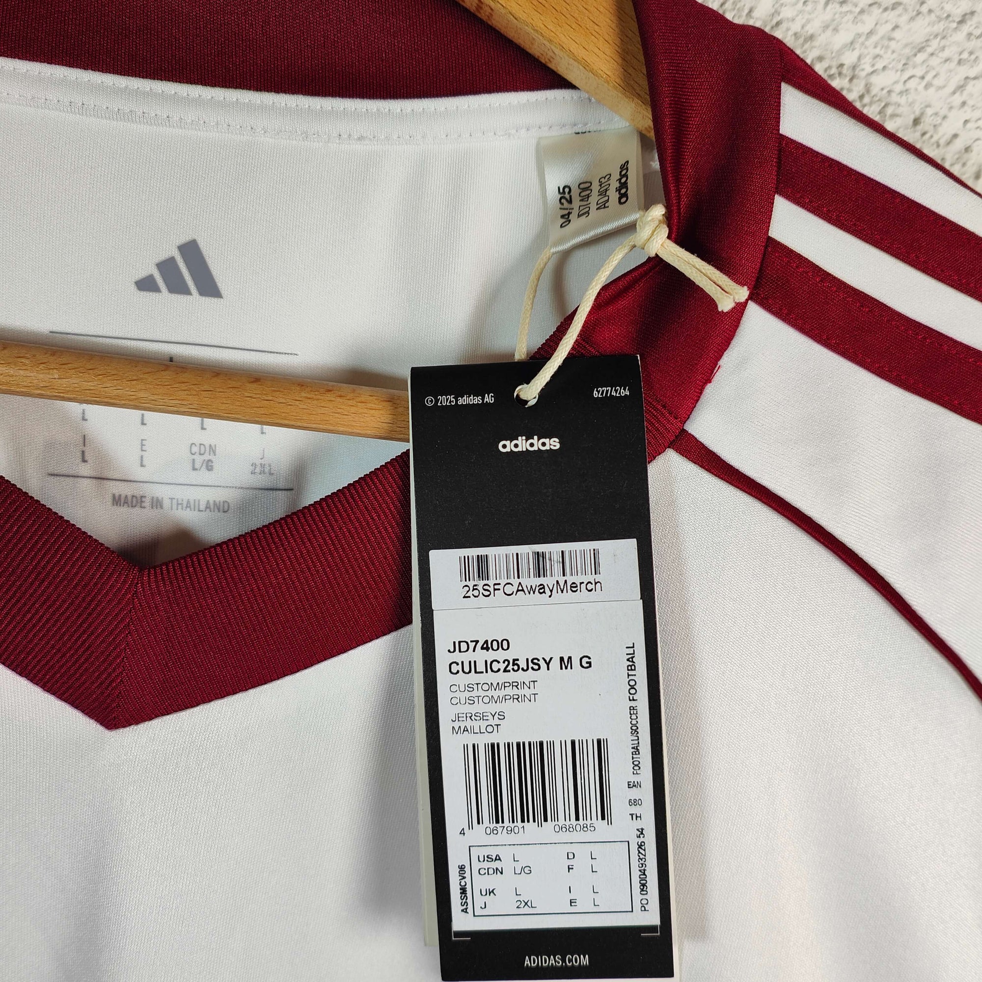 2025-26 Servette Away Shirt SIGNED Kadile 