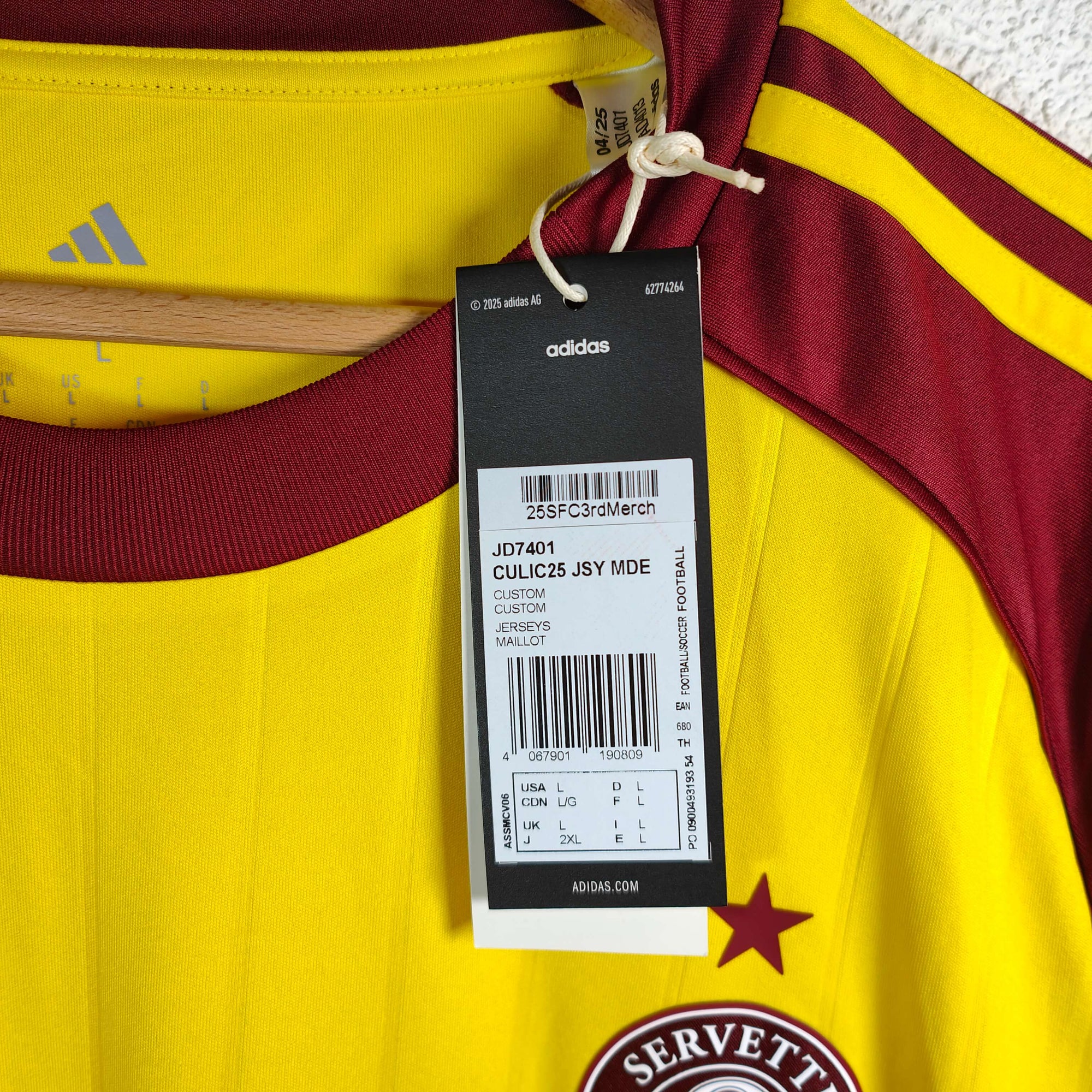2025-26 Servette Third Shirt SIGNED Guillemenot 