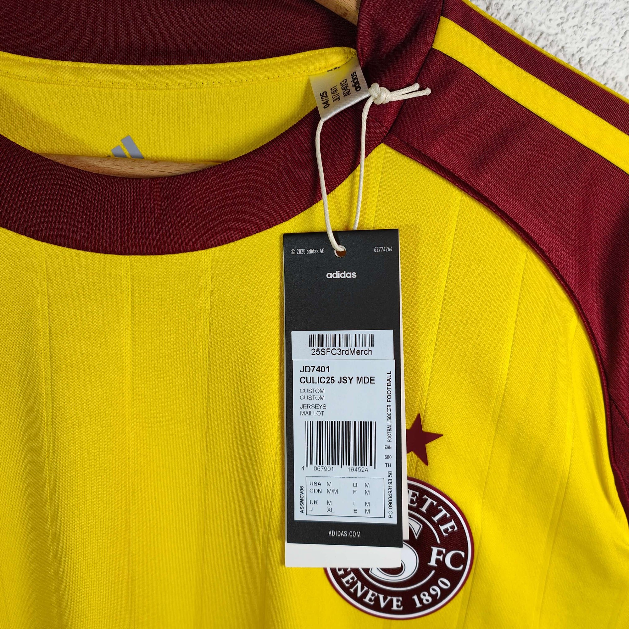 2025-26 Servette Third Shirt SIGNED Ayé 