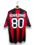 2010-11 AC Milan Home Shirt Ronaldinho 