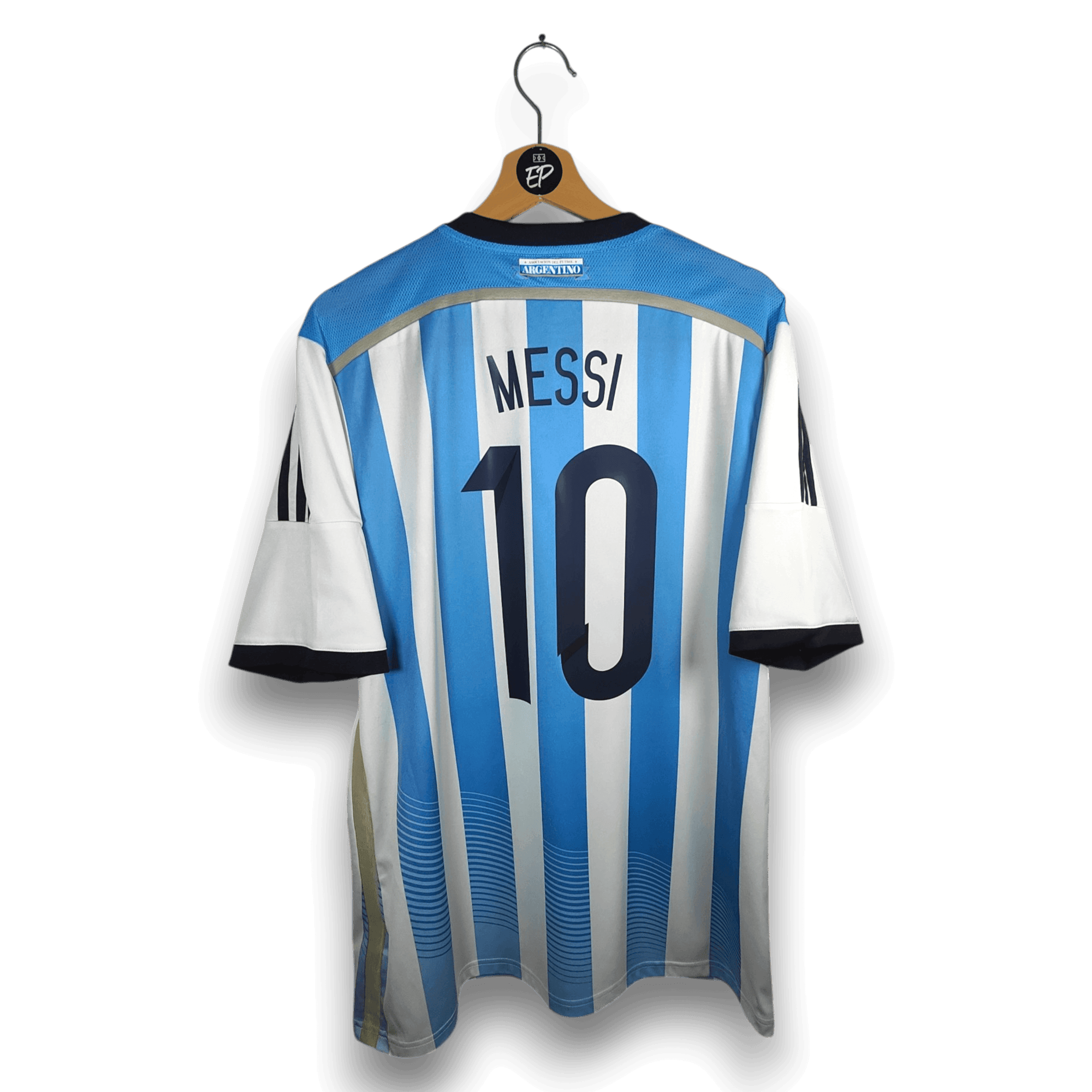2013-15 Argentina Home Shirt Messi 