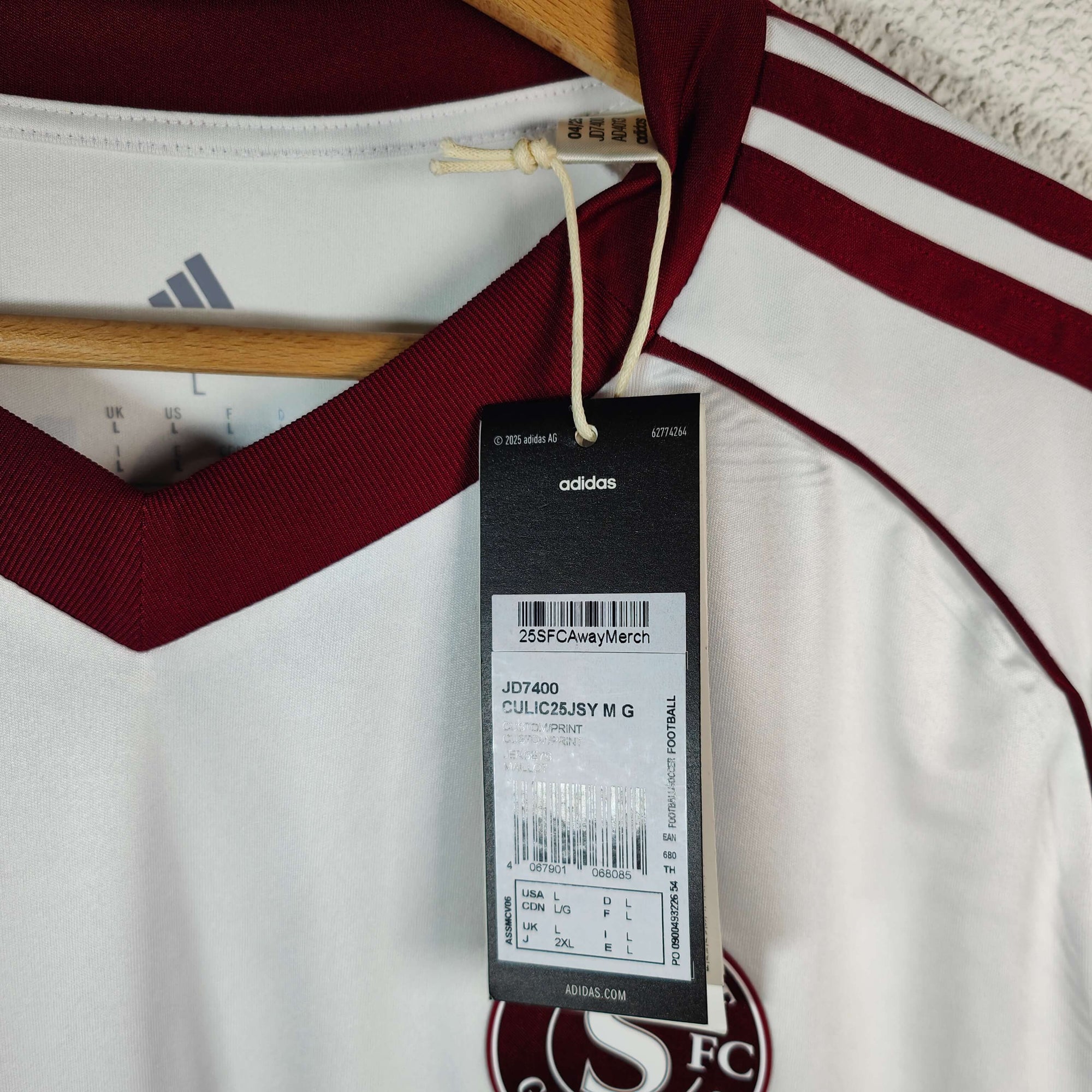 2025-26 Servette Away Shirt SIGNED Kadile 