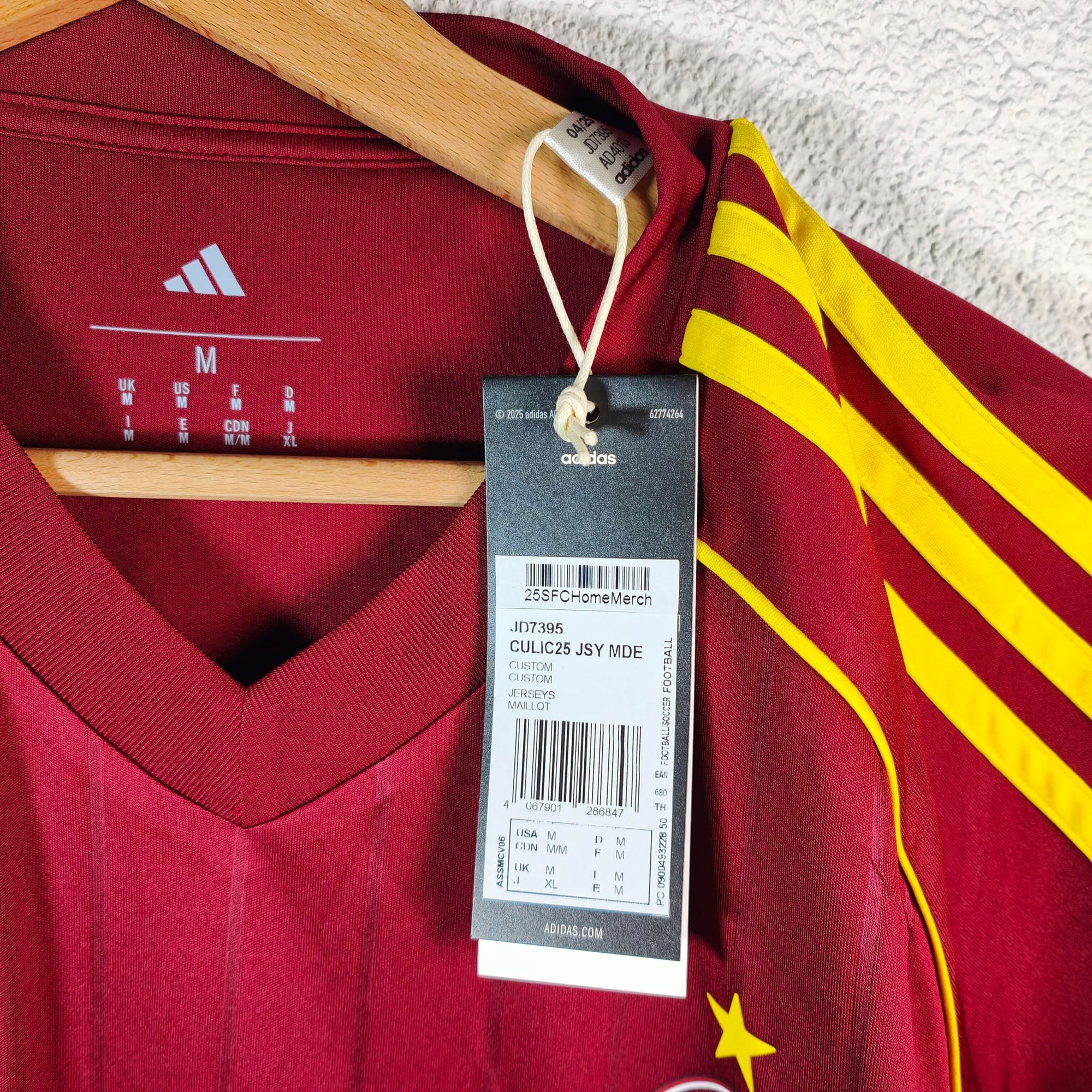 2025-26 Servette Home Shirt SIGNED Stevanović 