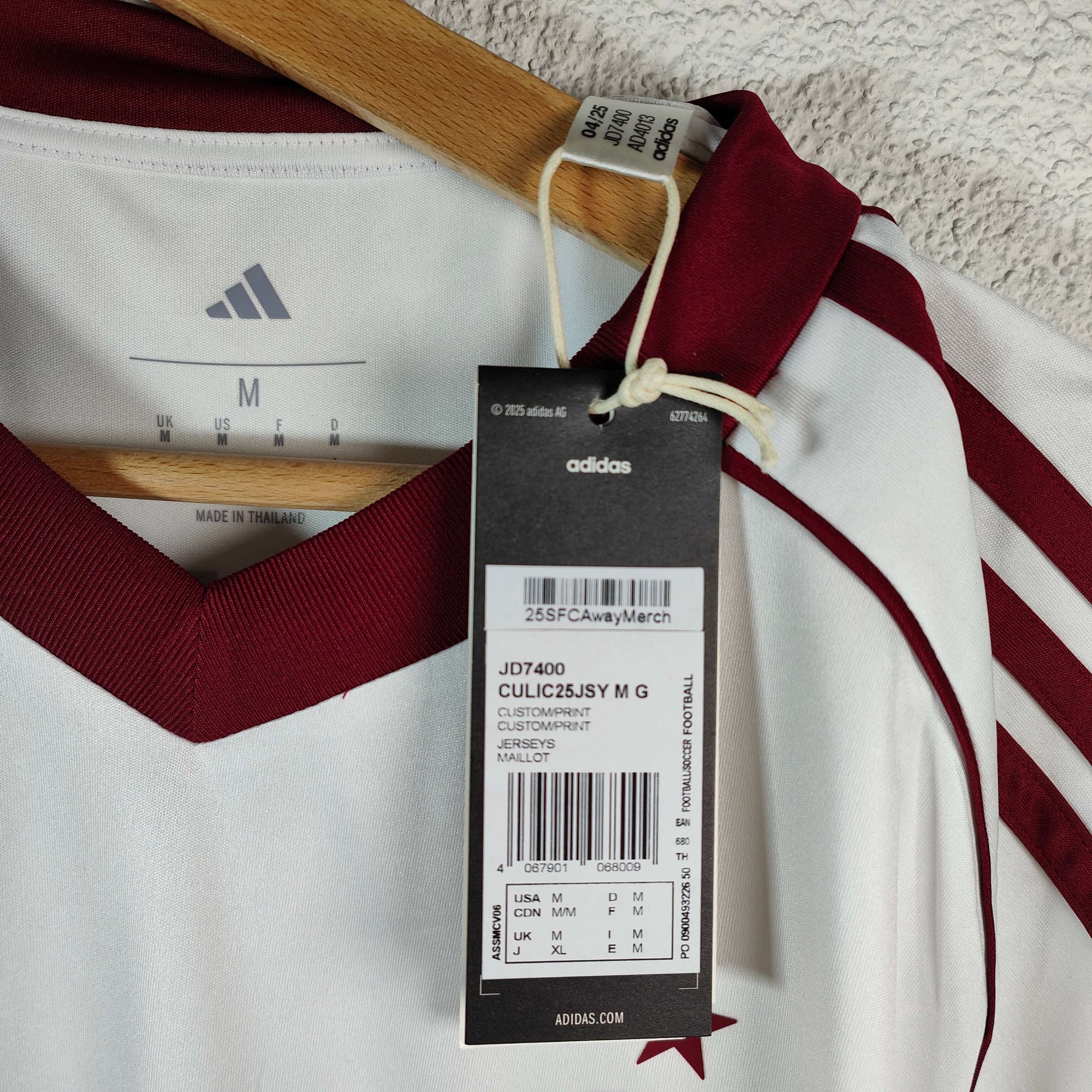 2025-26 Servette Away Shirt SIGNED Stevanović 