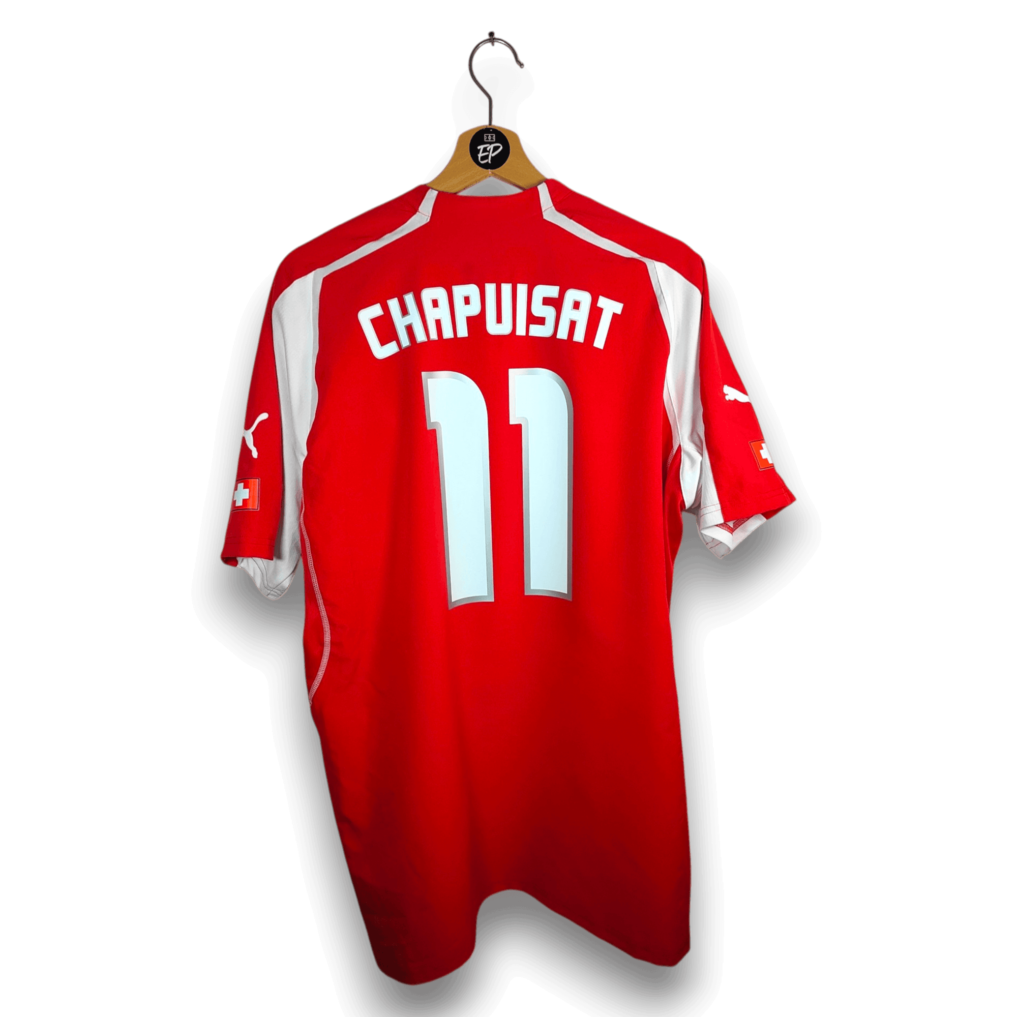 2004-06 Switzerland Home Shirt Chapuisat 