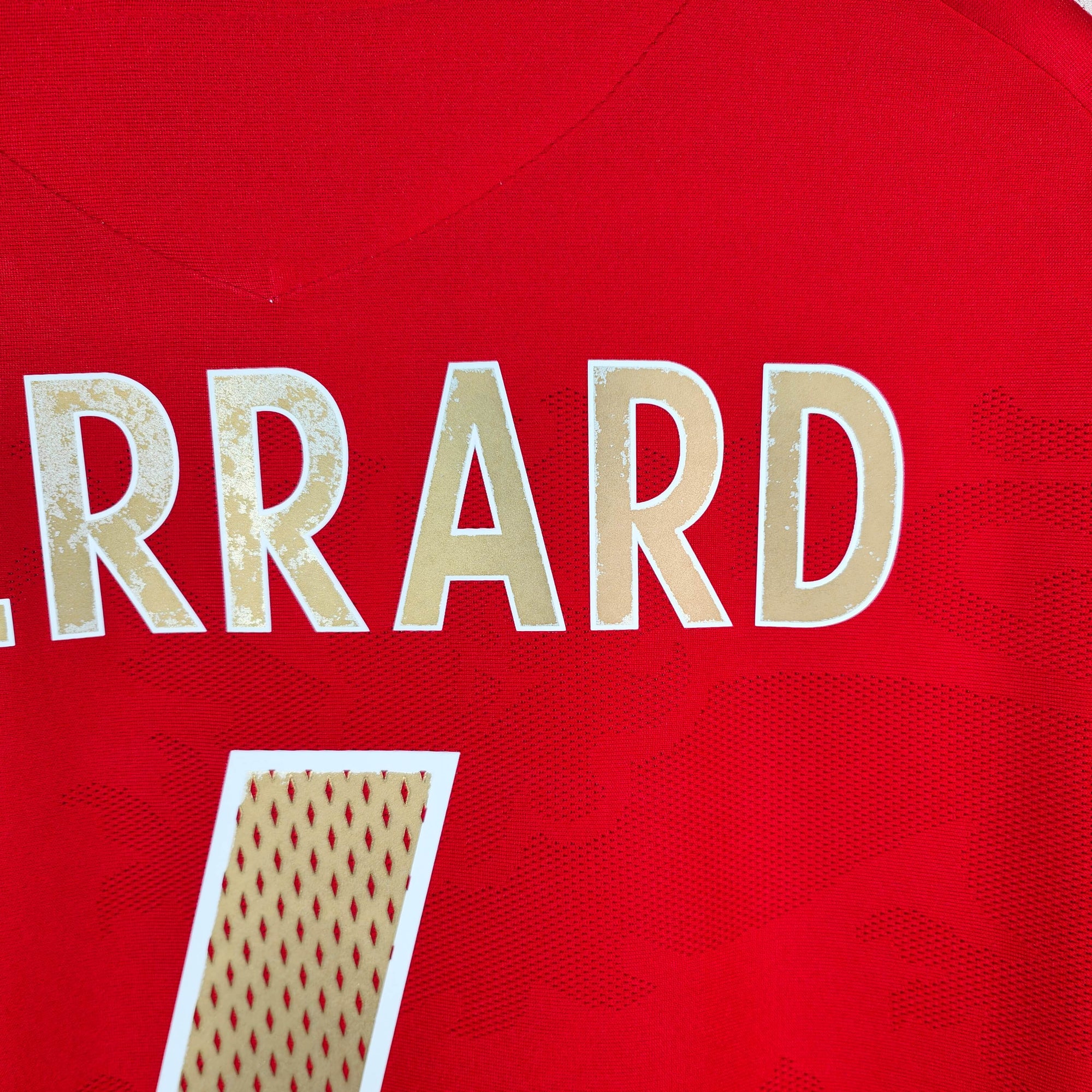 2006-08 England Away Shirt Gerrard 