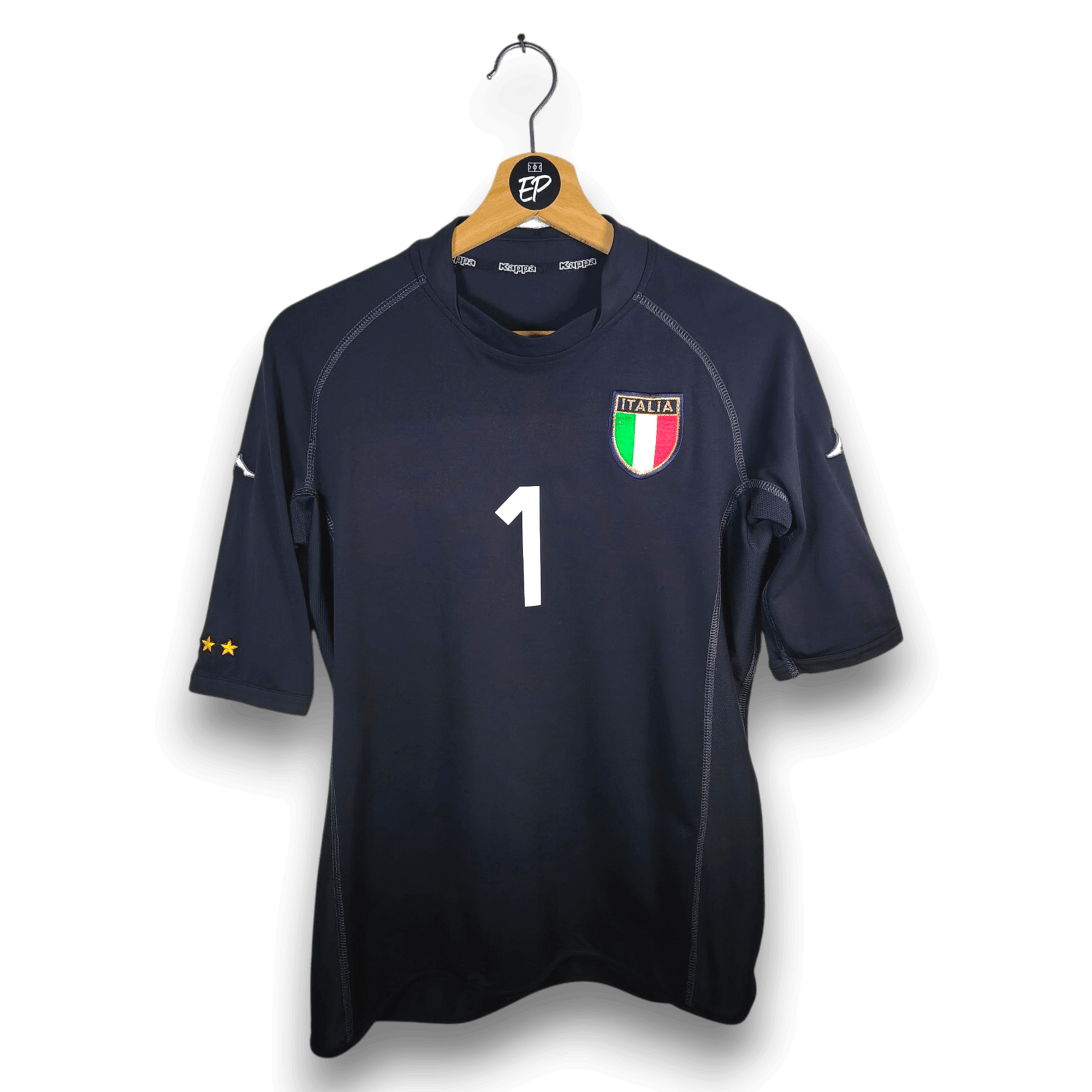 2002 Italy GK Shirt Buffon 