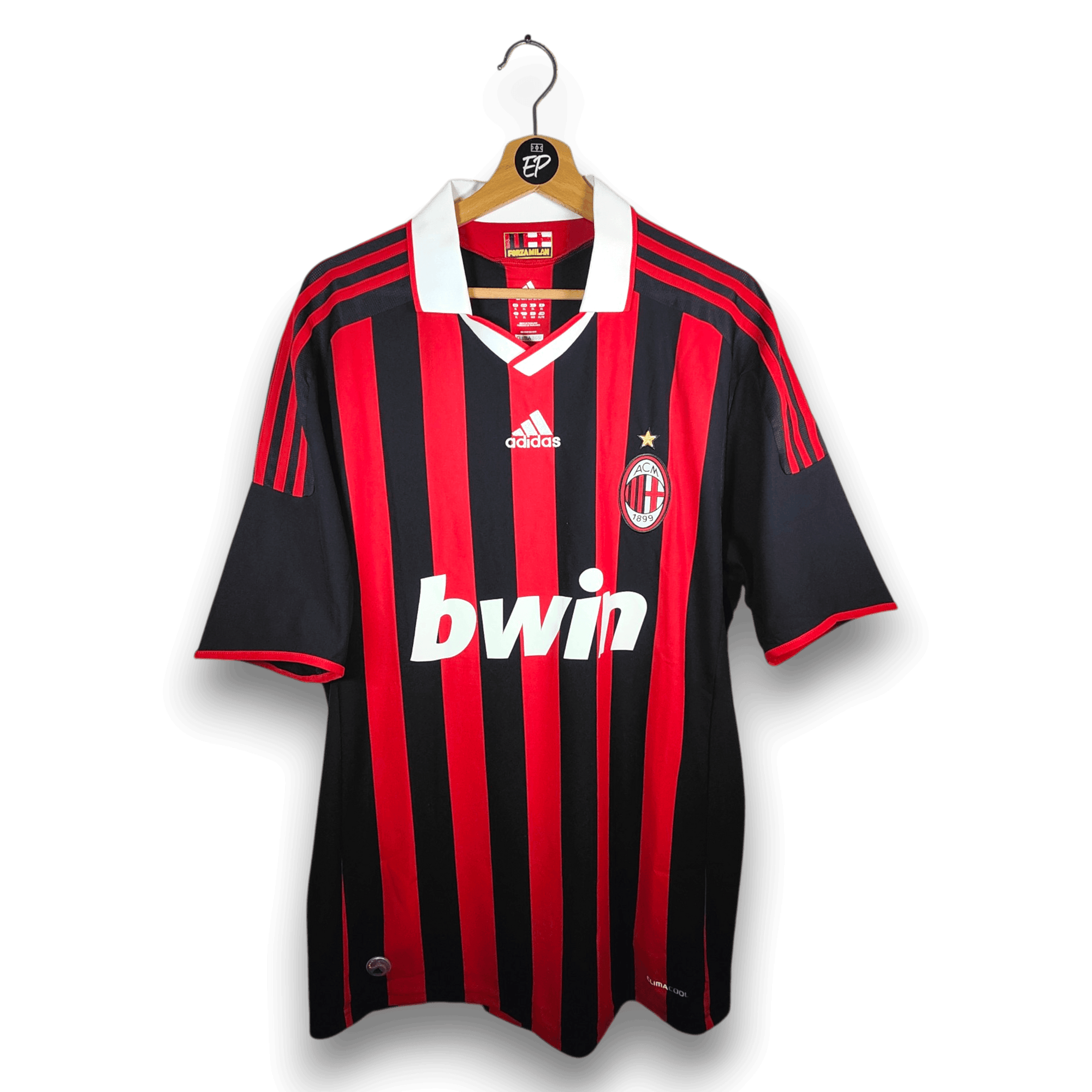 2009-10 AC Milan Home Shirt Ronaldinho 