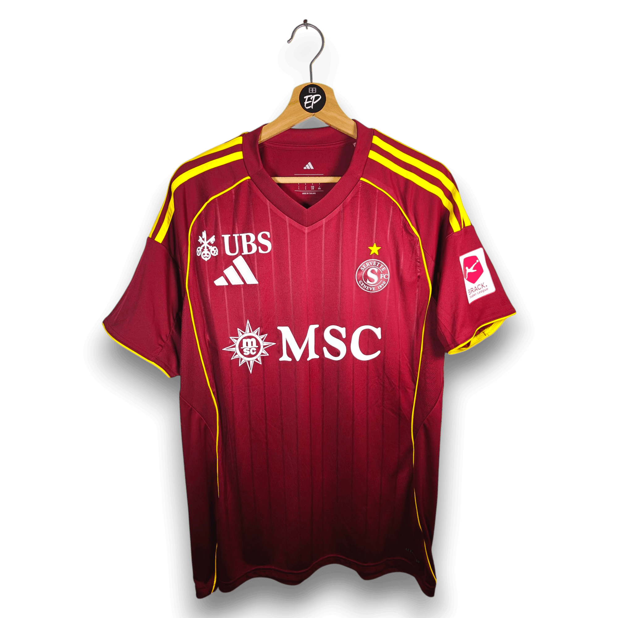 2025-26 Servette Home Shirt SIGNED Rouiller 