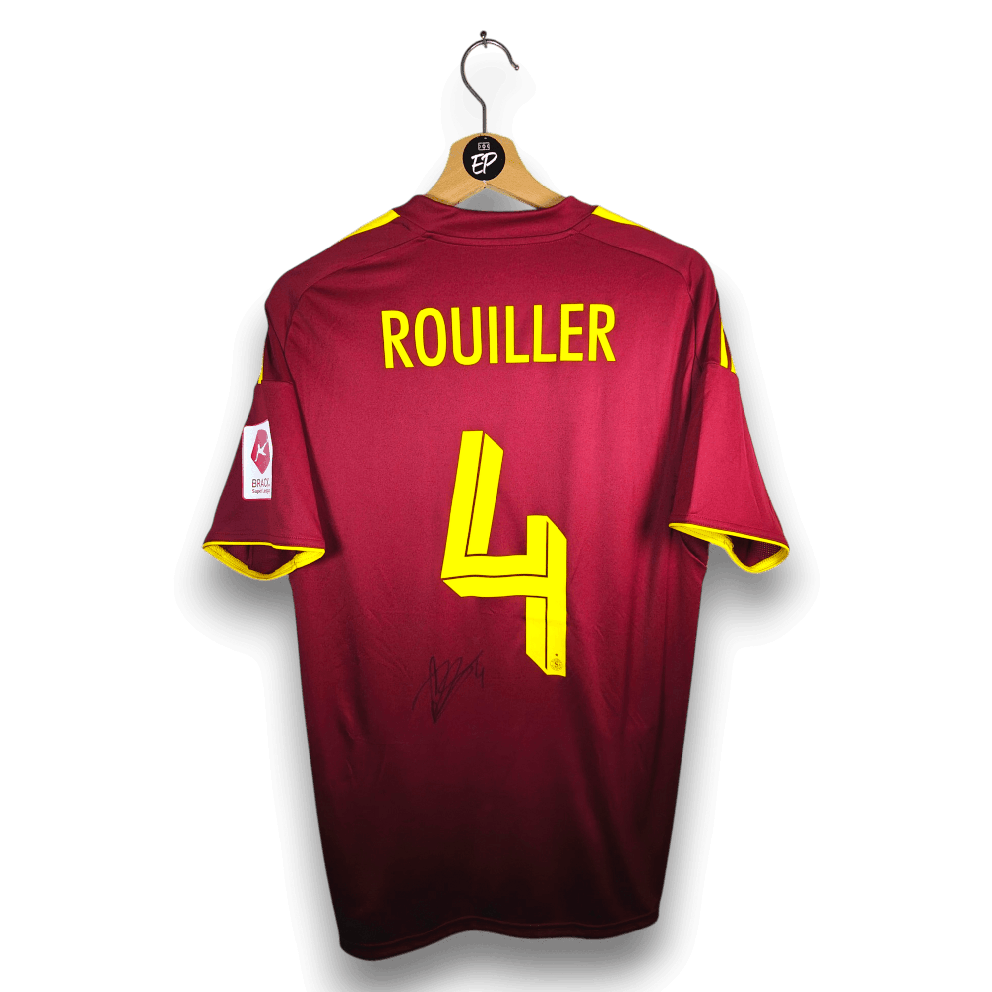 2025-26 Servette Home Shirt SIGNED Rouiller 