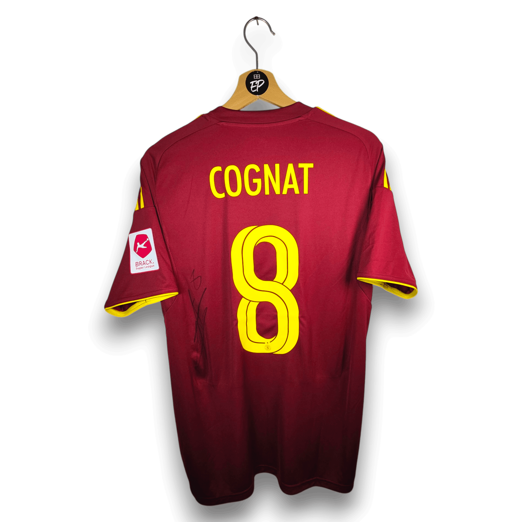 2025-26 Servette Home Shirt SIGNED Cognat 