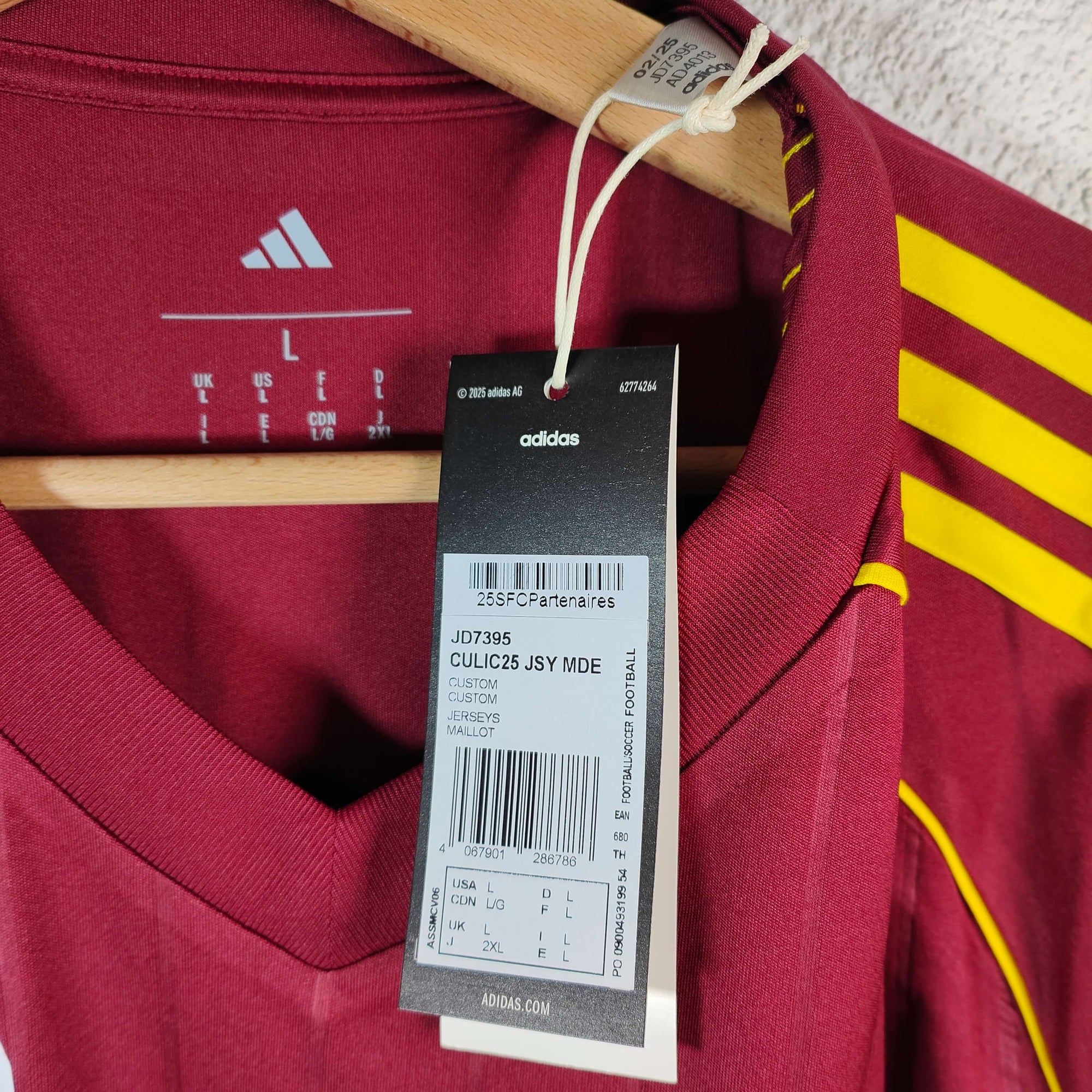 2025-26 Servette Home Shirt SIGNED Stevanović 
