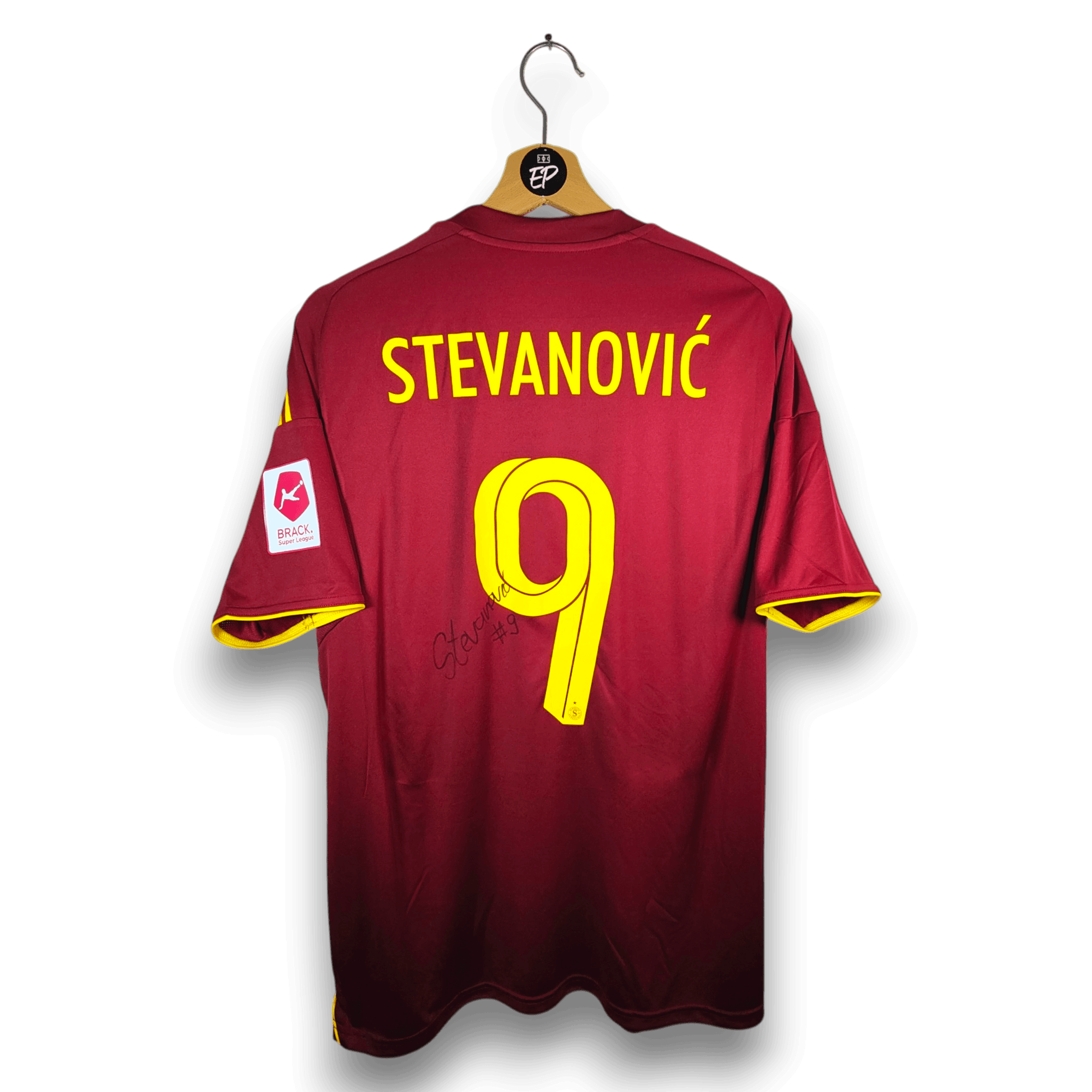 2025-26 Servette Home Shirt SIGNED Stevanović 