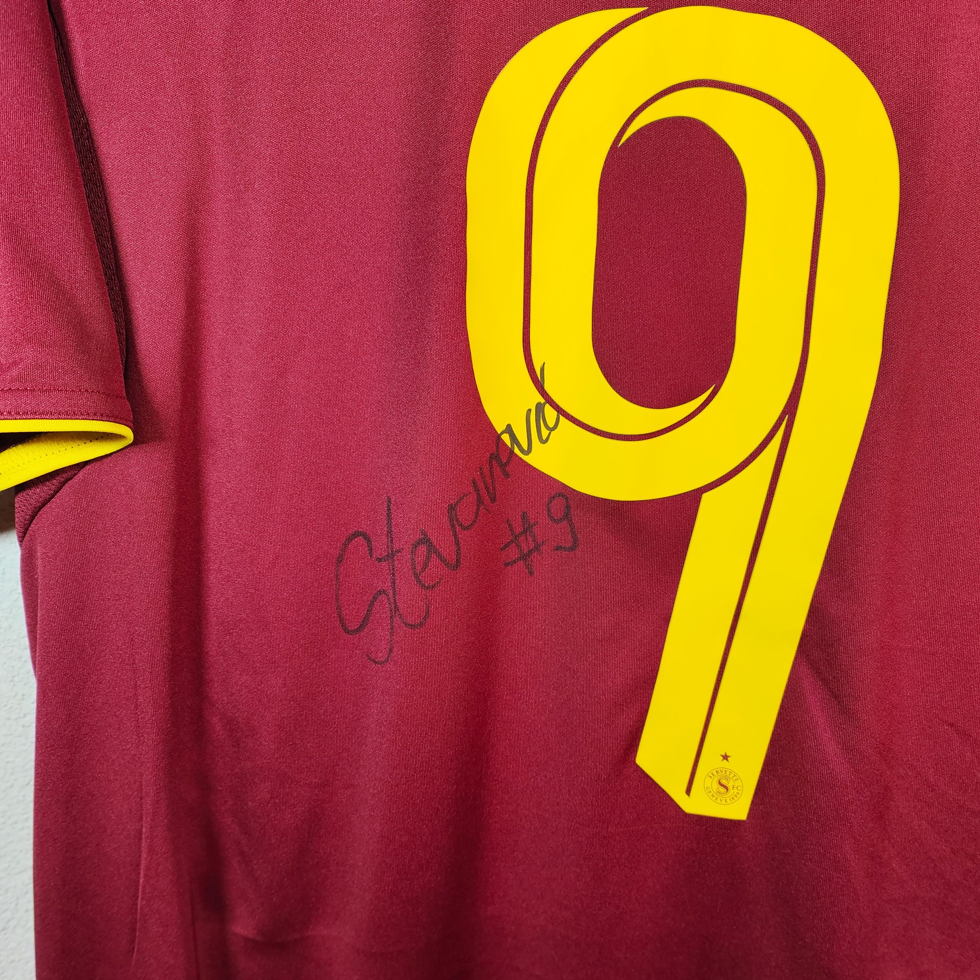 2025-26 Servette Home Shirt SIGNED Stevanović 