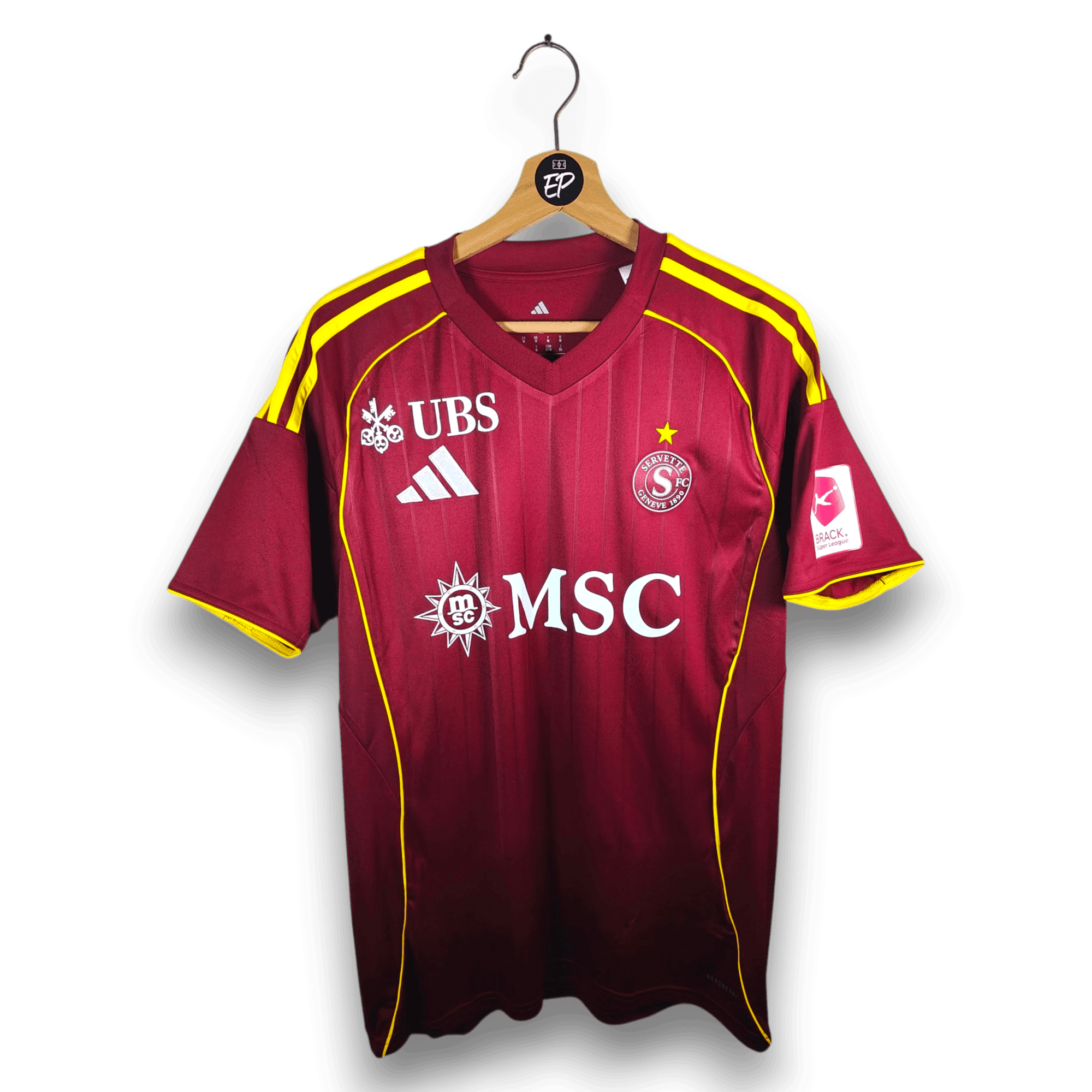 2025-26 Servette Home Shirt SIGNED Ayé 