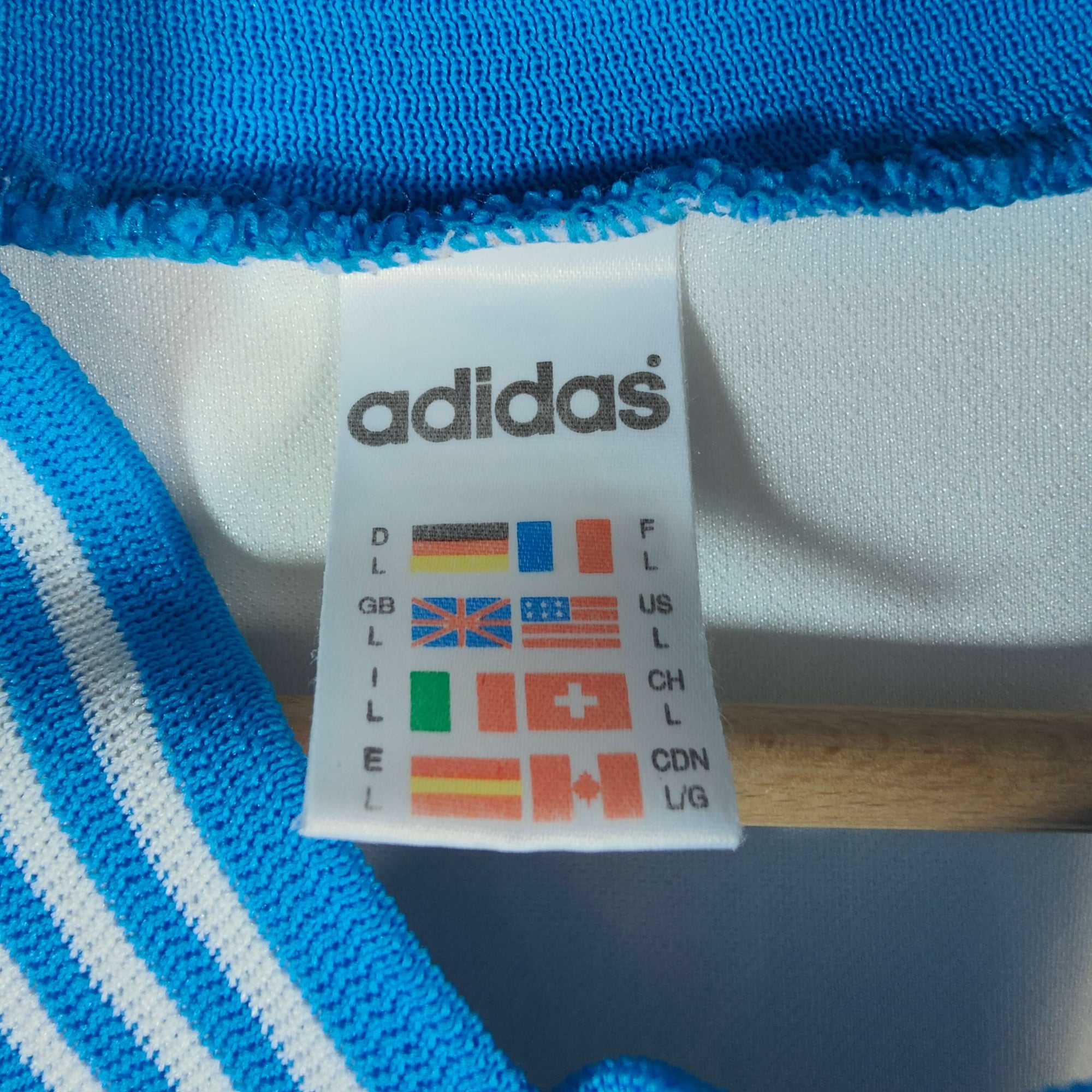 1996-97 Olympique Marseille Home Shirt - 8.5/10 - (L)