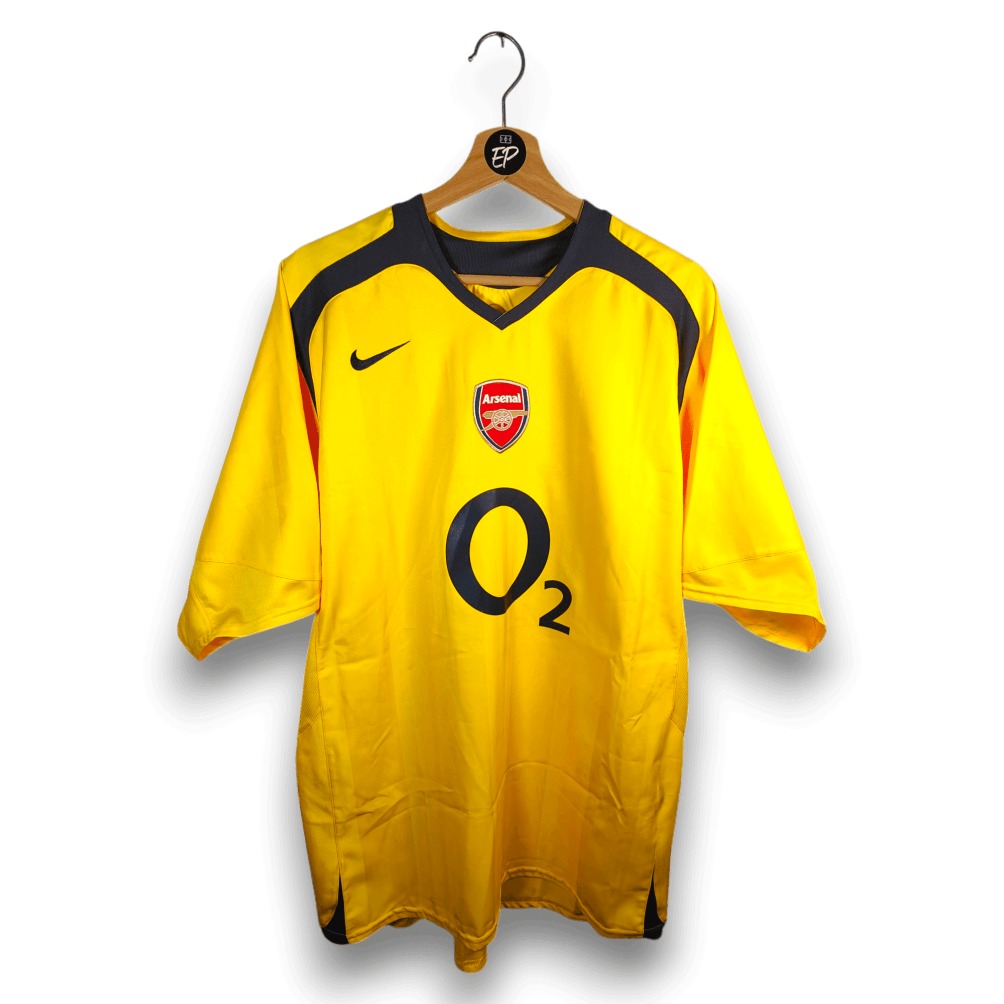 2005-06 Arsenal Away Shirt Bergkamp 