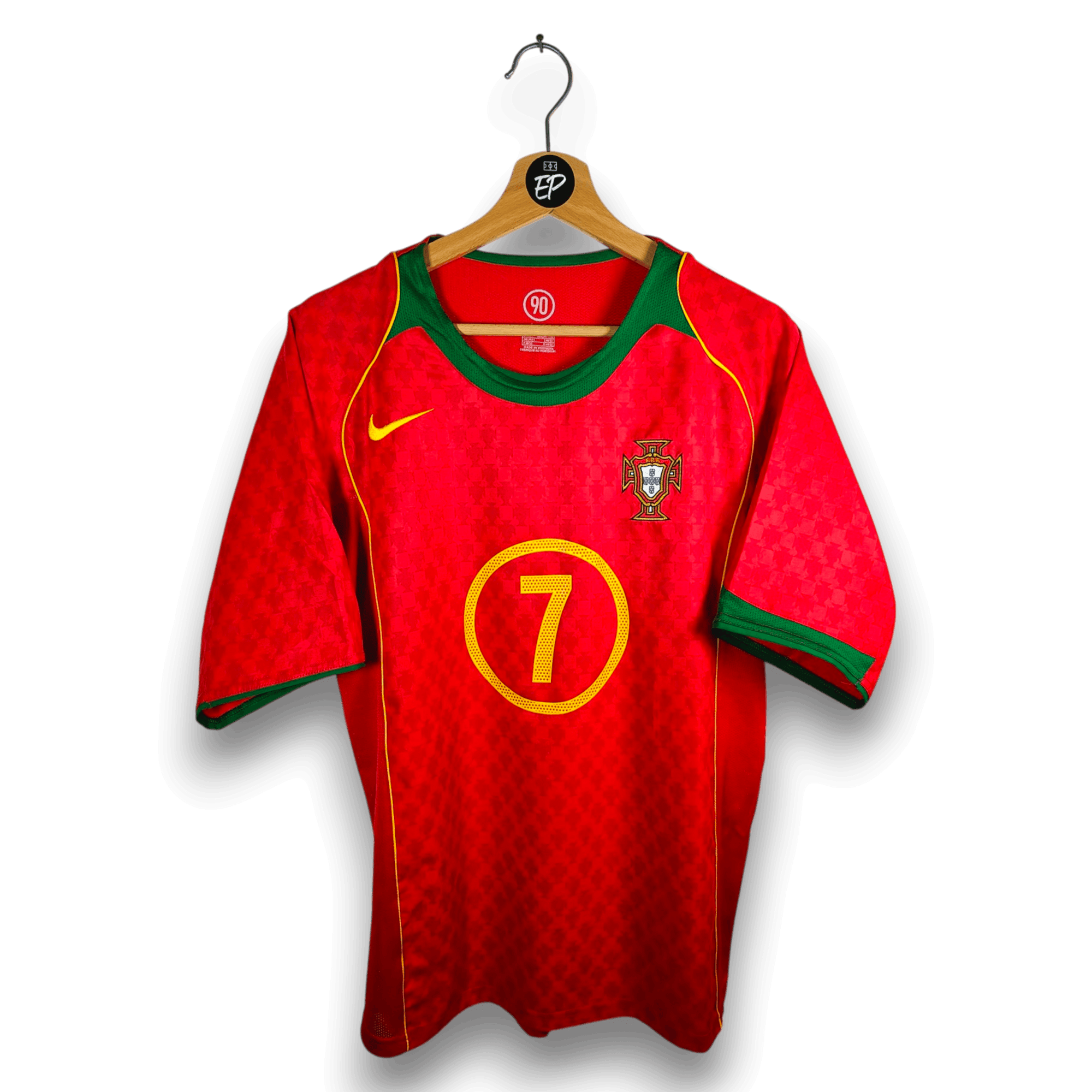 2004-06 Portugal Home Shirt Figo 