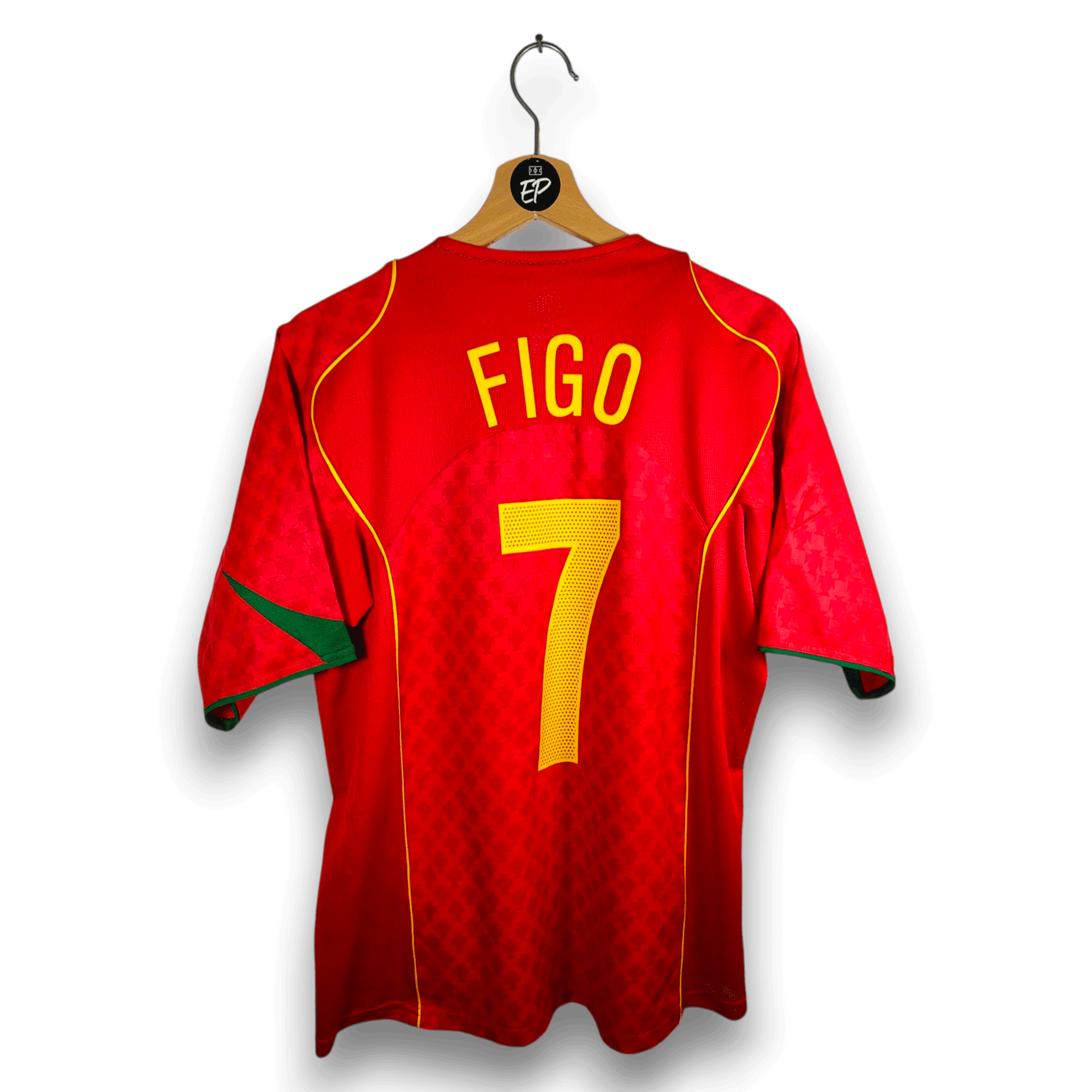 2004-06 Portugal Home Shirt Figo 