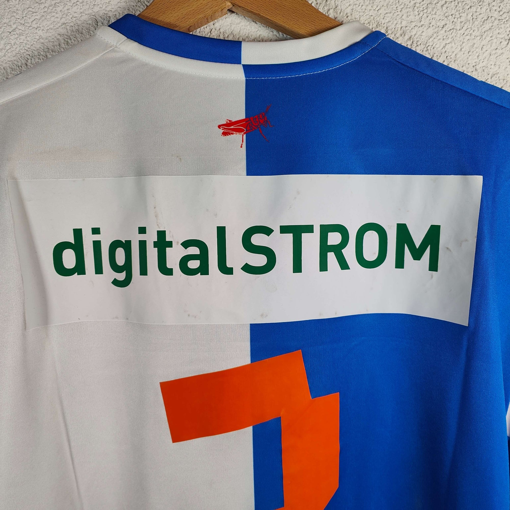2012-13 Grasshopper Home Shirt Match Issue/Possible Match Worn Final Grichting 