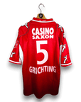 2001-02 FC Sion Home Shirt Match Issue/Possible Match Worn Grichting 