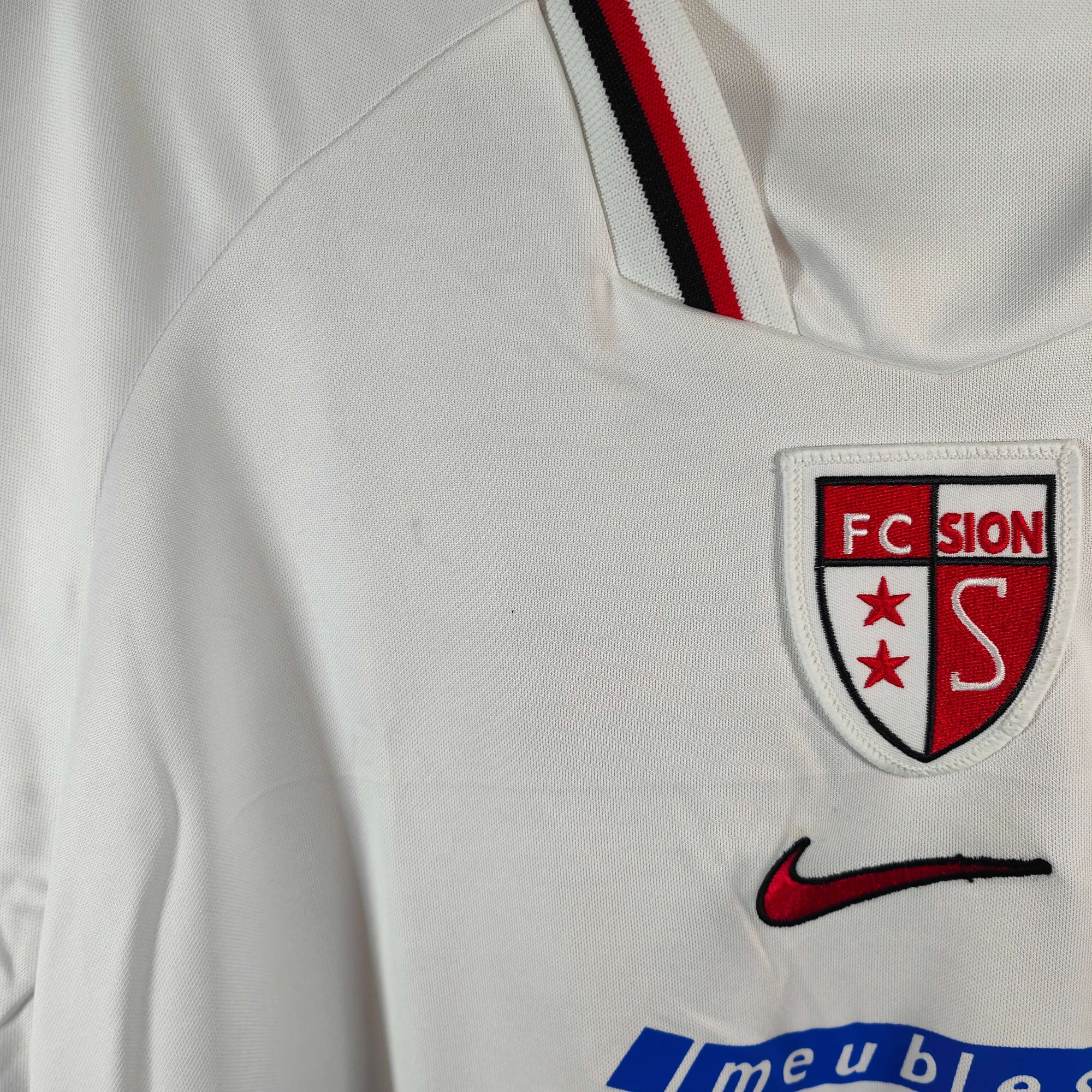 1998-00 FC Sion Away Shirt Match Issue/Possible Match Worn Grichting 