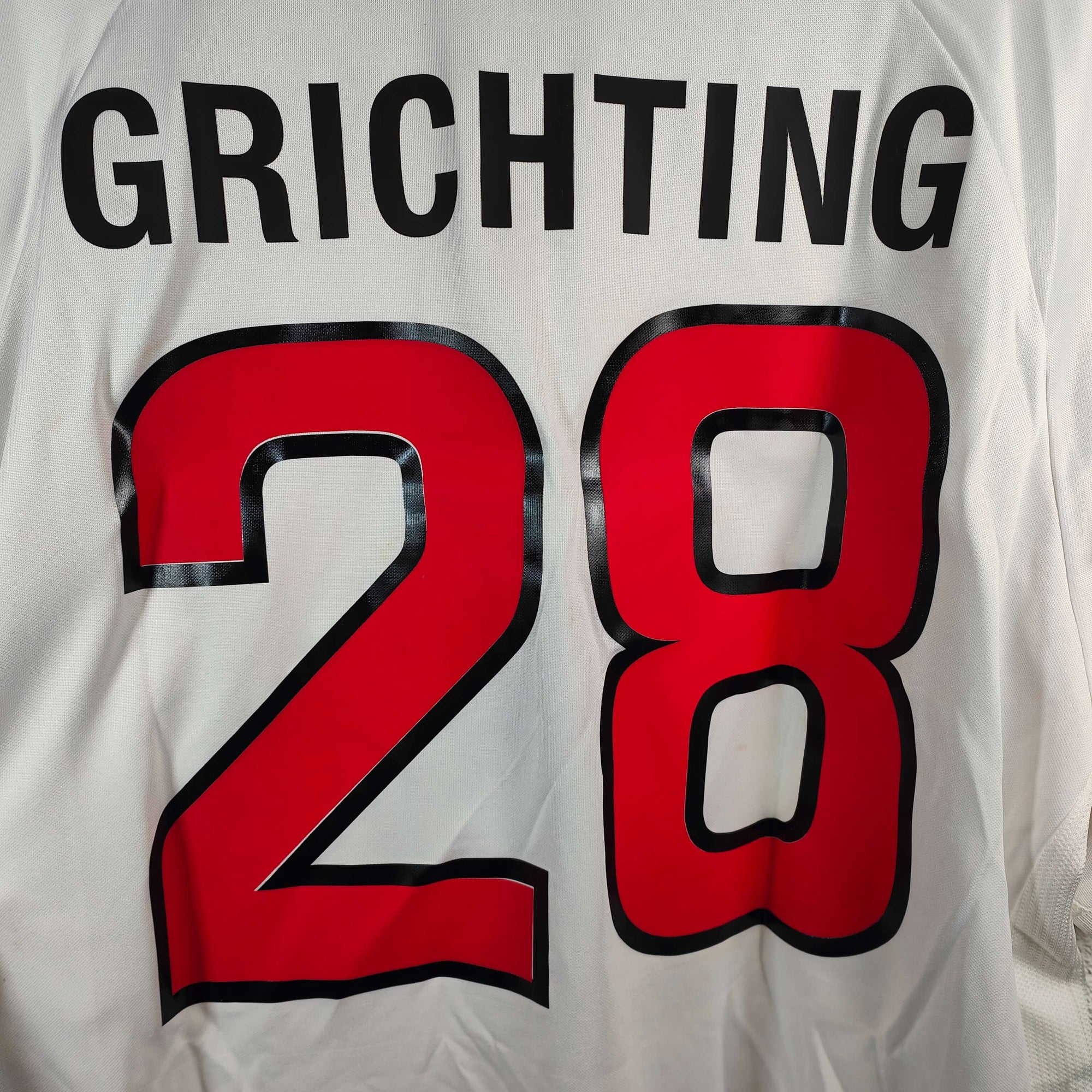 1998-00 FC Sion Away Shirt Match Issue/Possible Match Worn Grichting 