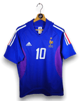 2002-04 France Home Shirt Zidane 