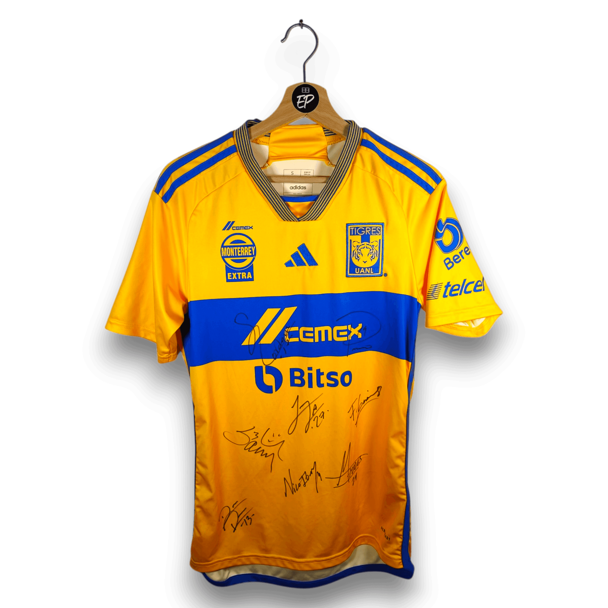 2023-24 Tigres UANL Home Shirt Signed - 9.5/10 - (S)