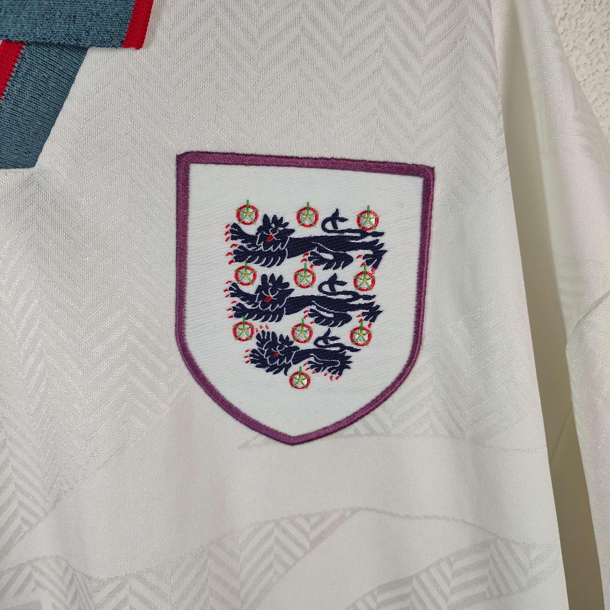 1993-95 England Home Shirt Shearer 