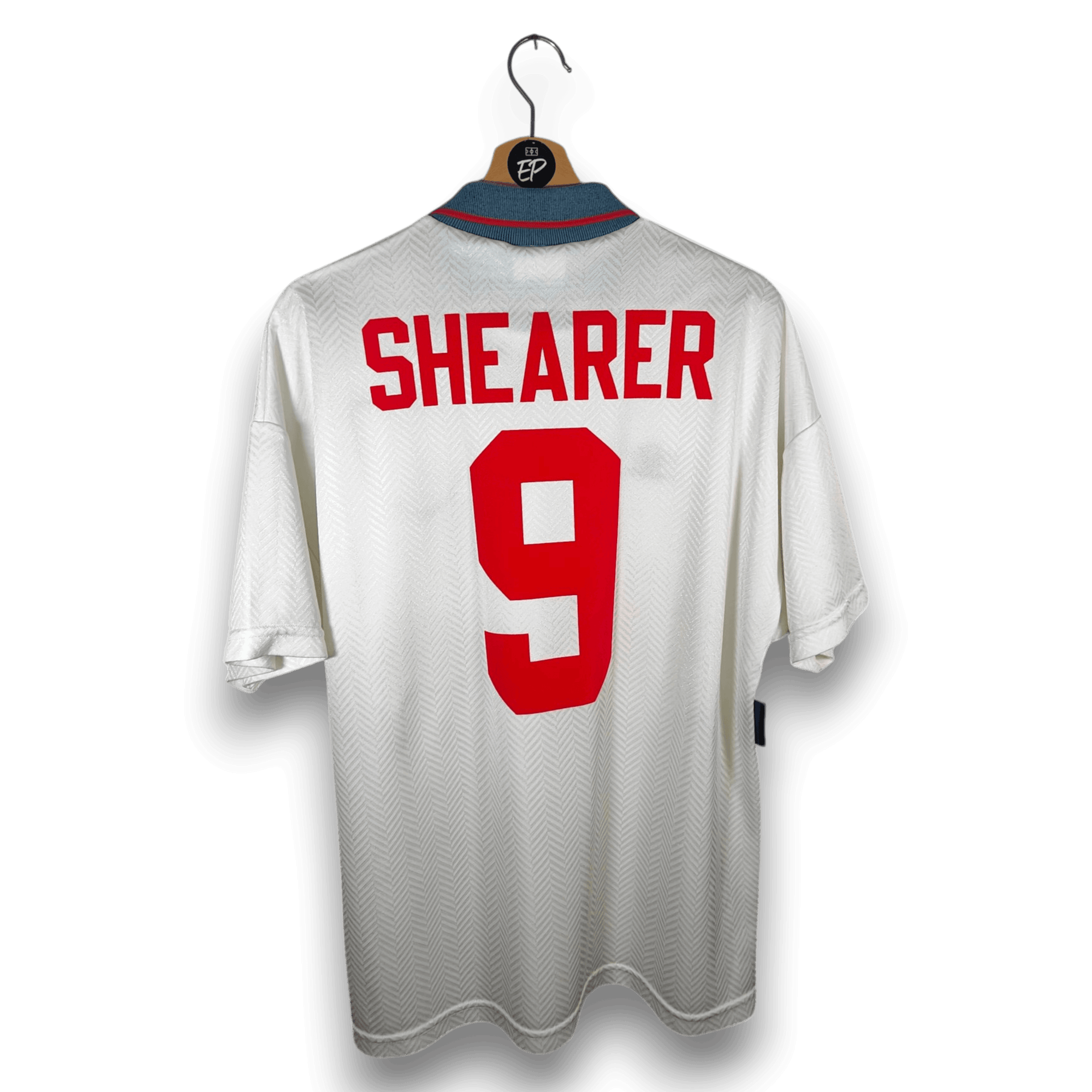1993-95 England Home Shirt Shearer 