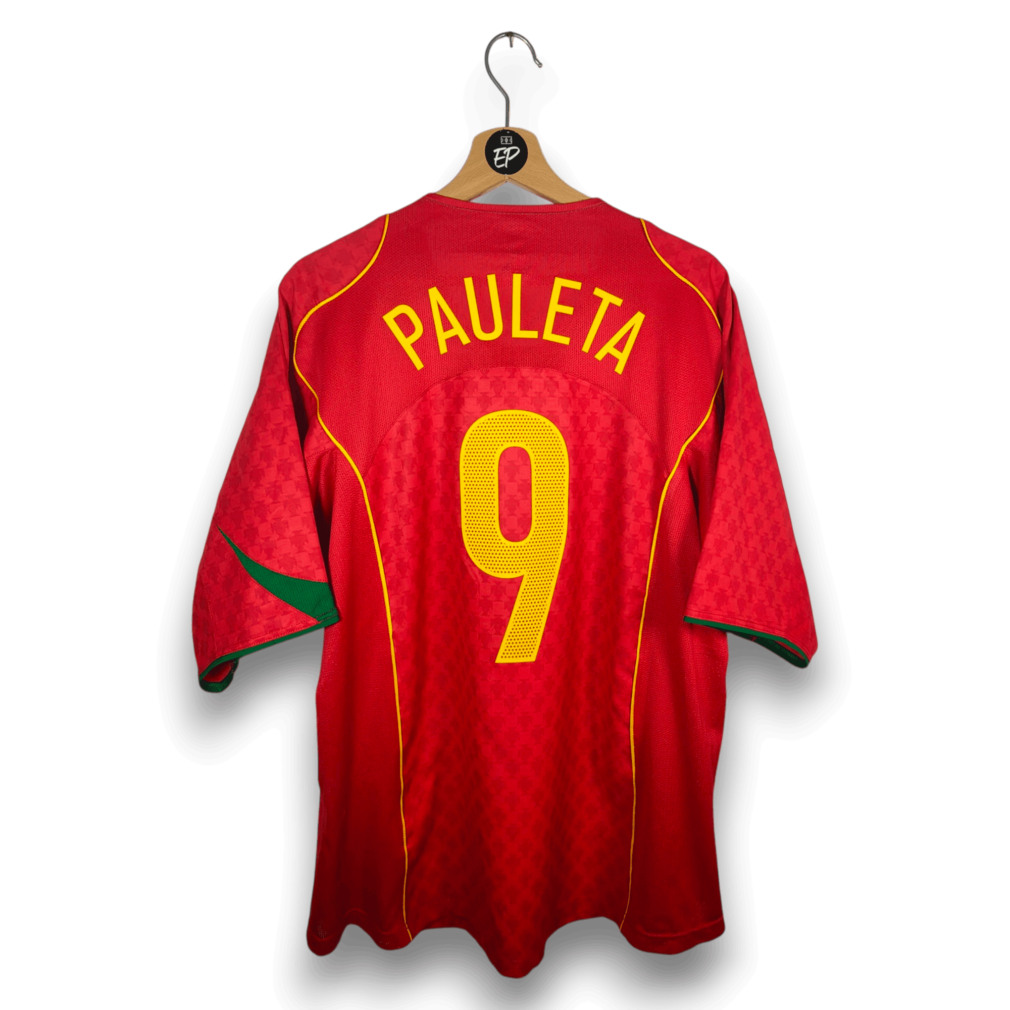 2004-06 Portugal Home Shirt Pauleta 