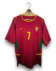 2002-04 Portugal Home Shirt Figo 