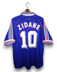 1998-00 France Home Shirt Zidane 