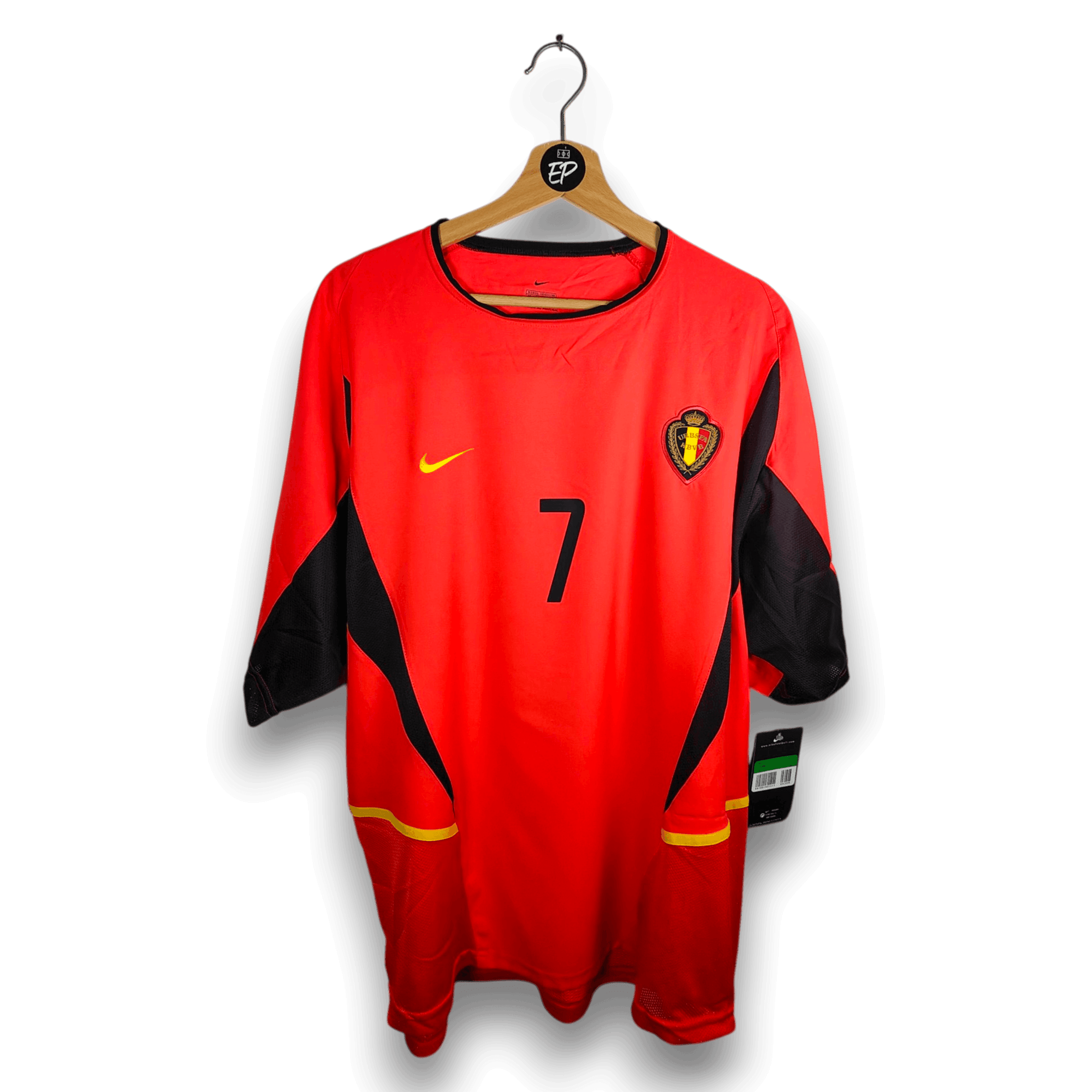 2002-04 Belgium Home Shirt Wilmots 